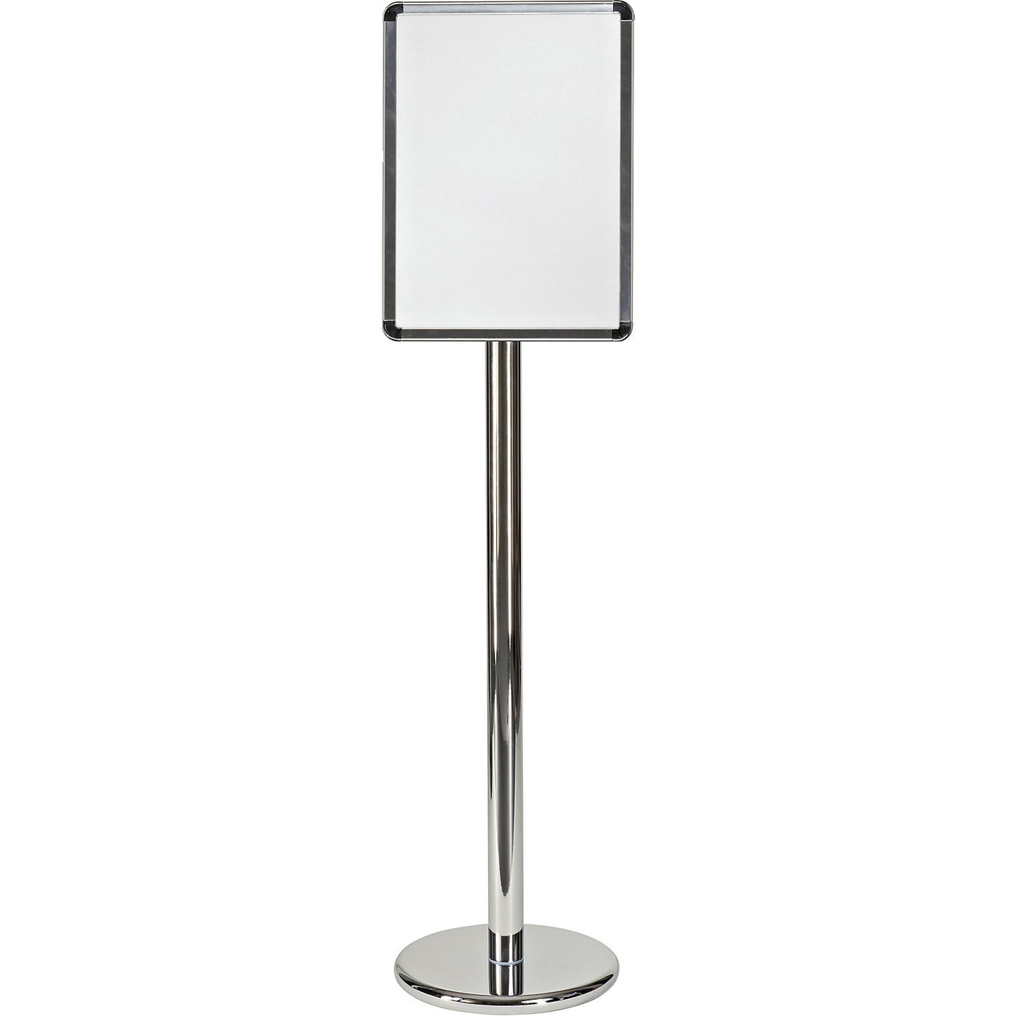 Frame post, chrome surface, A3 frame.