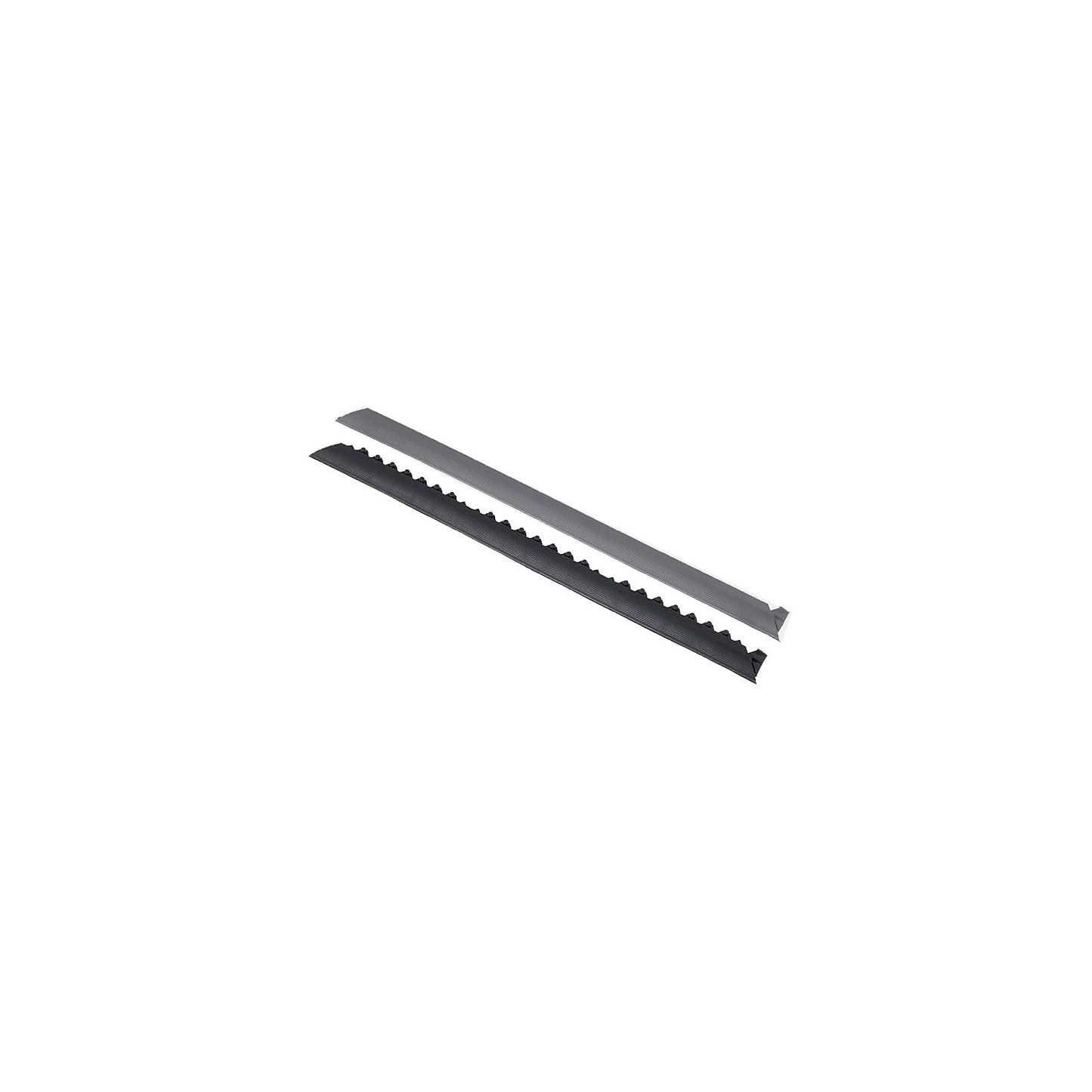 Border edge, tapered, male version, black.