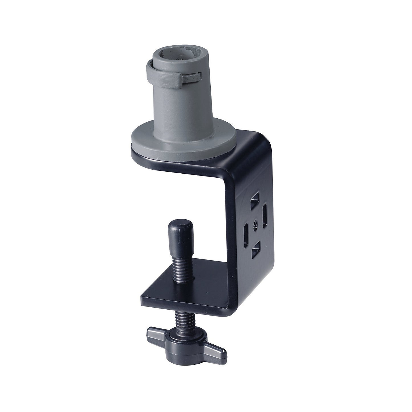 Table clamp, clamp range 10 - 35 mm, for office lamps.