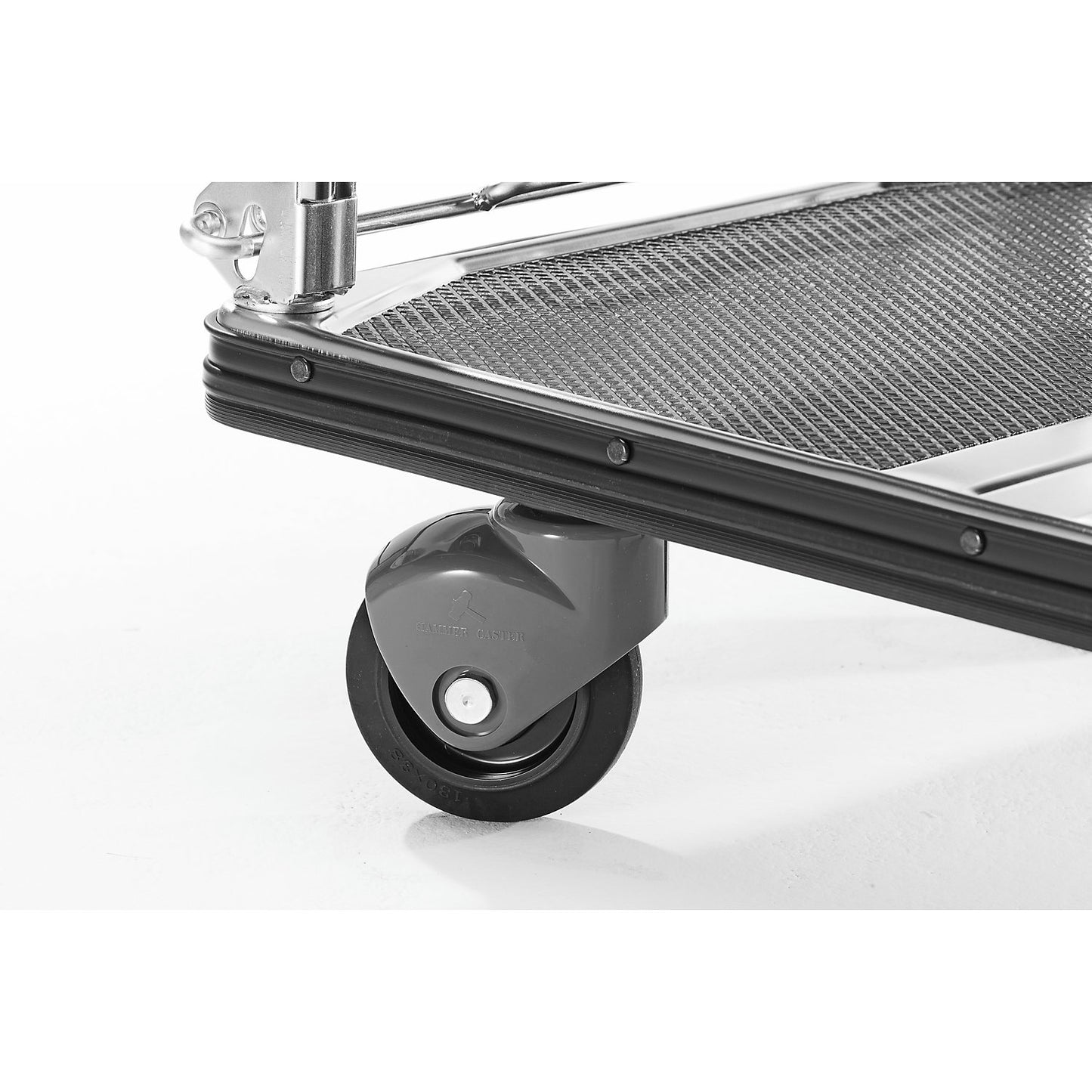 PREMIUM 300 platform truck, folding, max. load 300 kg, platform LxW 900 x 600 mm, push handle height 935 mm.