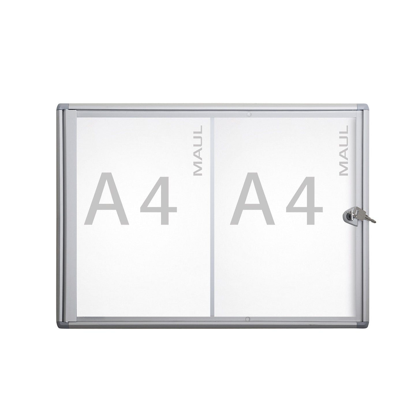 Display case, external depth 27 mm, external height 350 mm, 2 x A4.