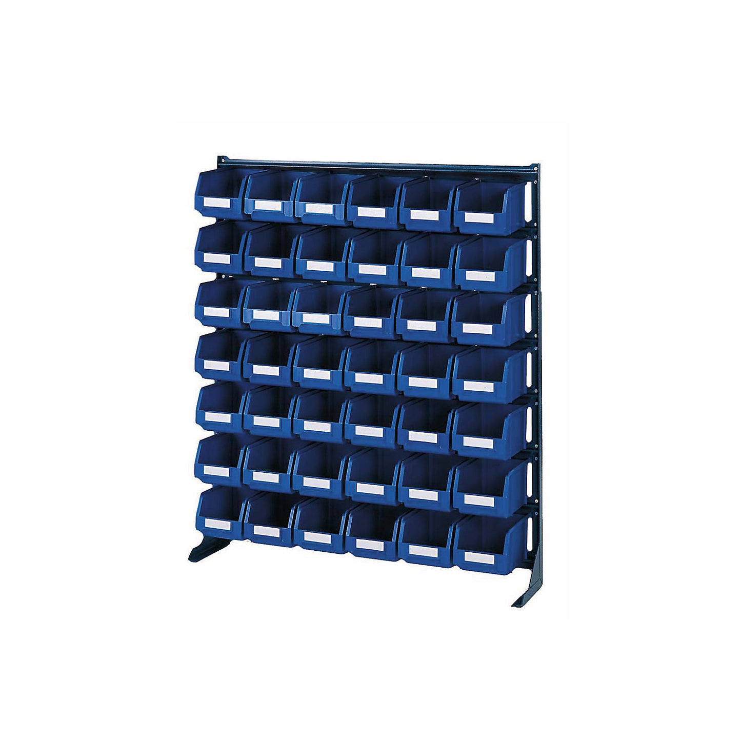 Small parts shelf unit, width 1020 mm, without open fronted storage bins, HxD 1160 x 235 mm.
