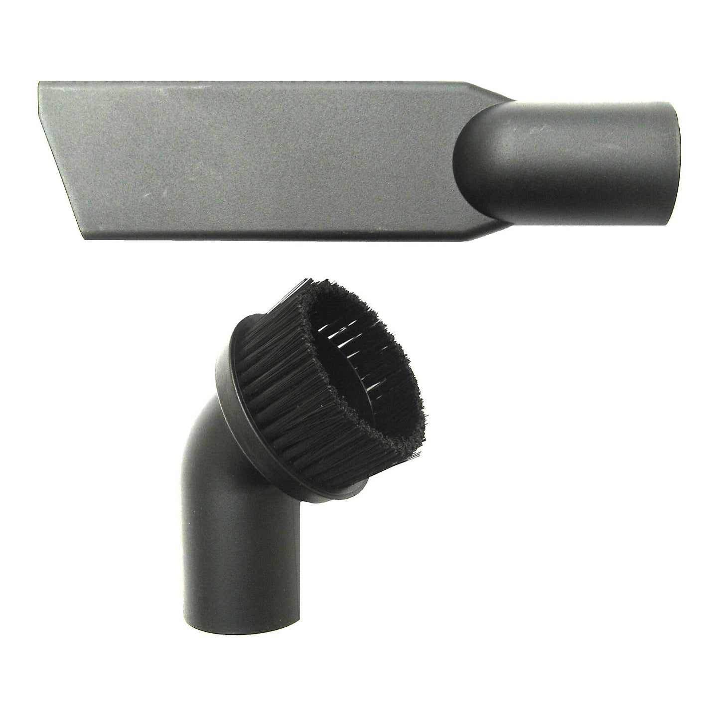 Round brush and crevice nozzle, plastic, Ø 40 mm.