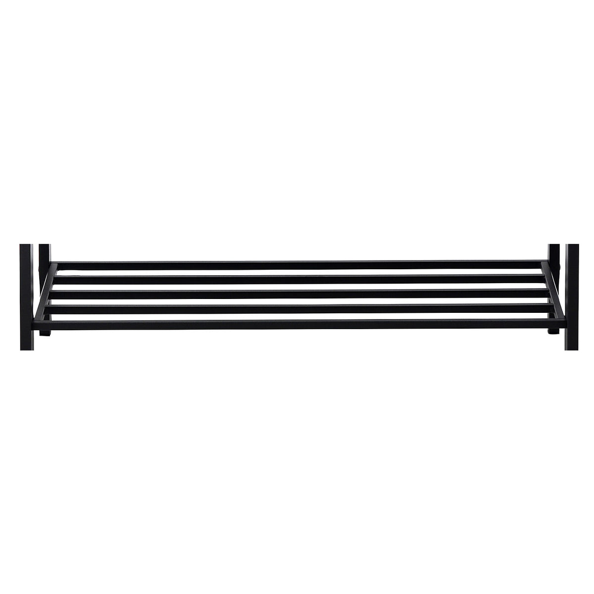 Shoe rack made of steel profiles, graphite grey, LxD 1000 x 400 mm.
