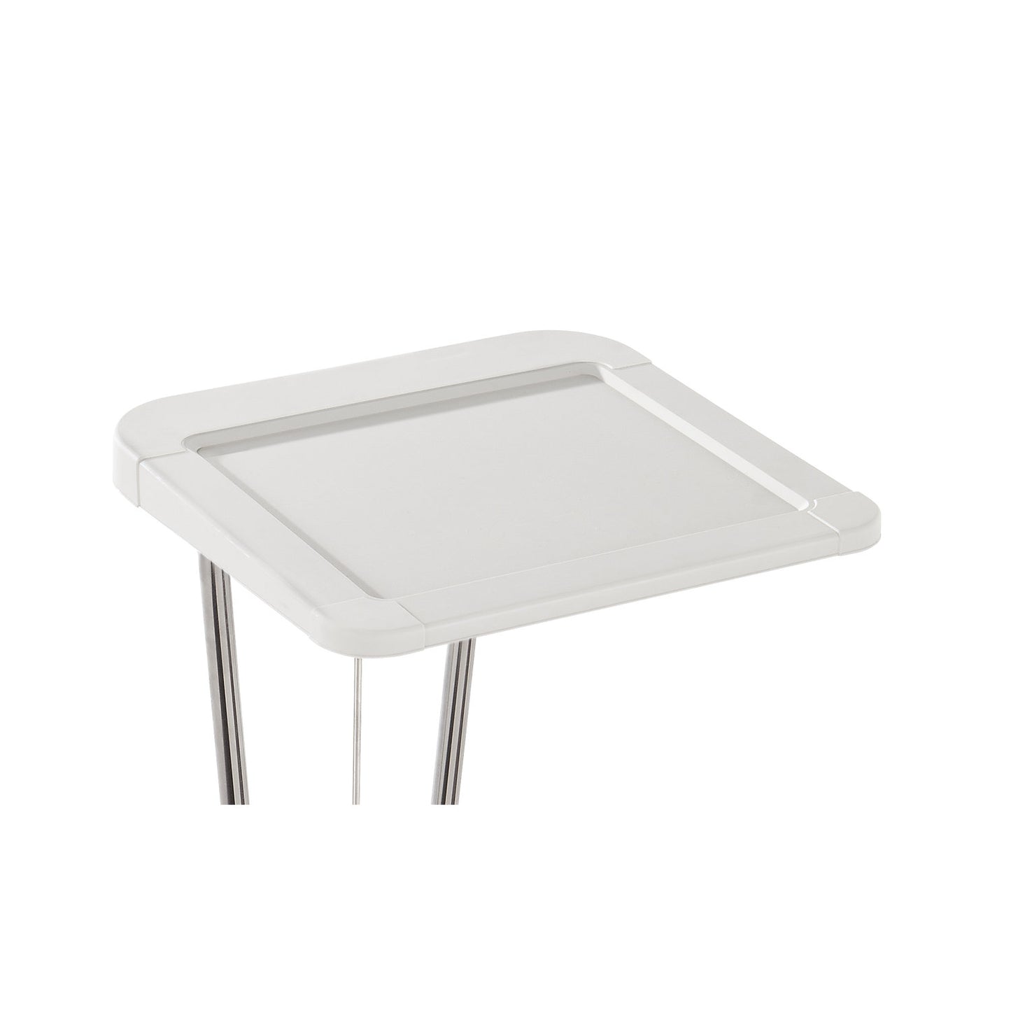 Lid for recyclable waste collectors, for 70 l stand, white.