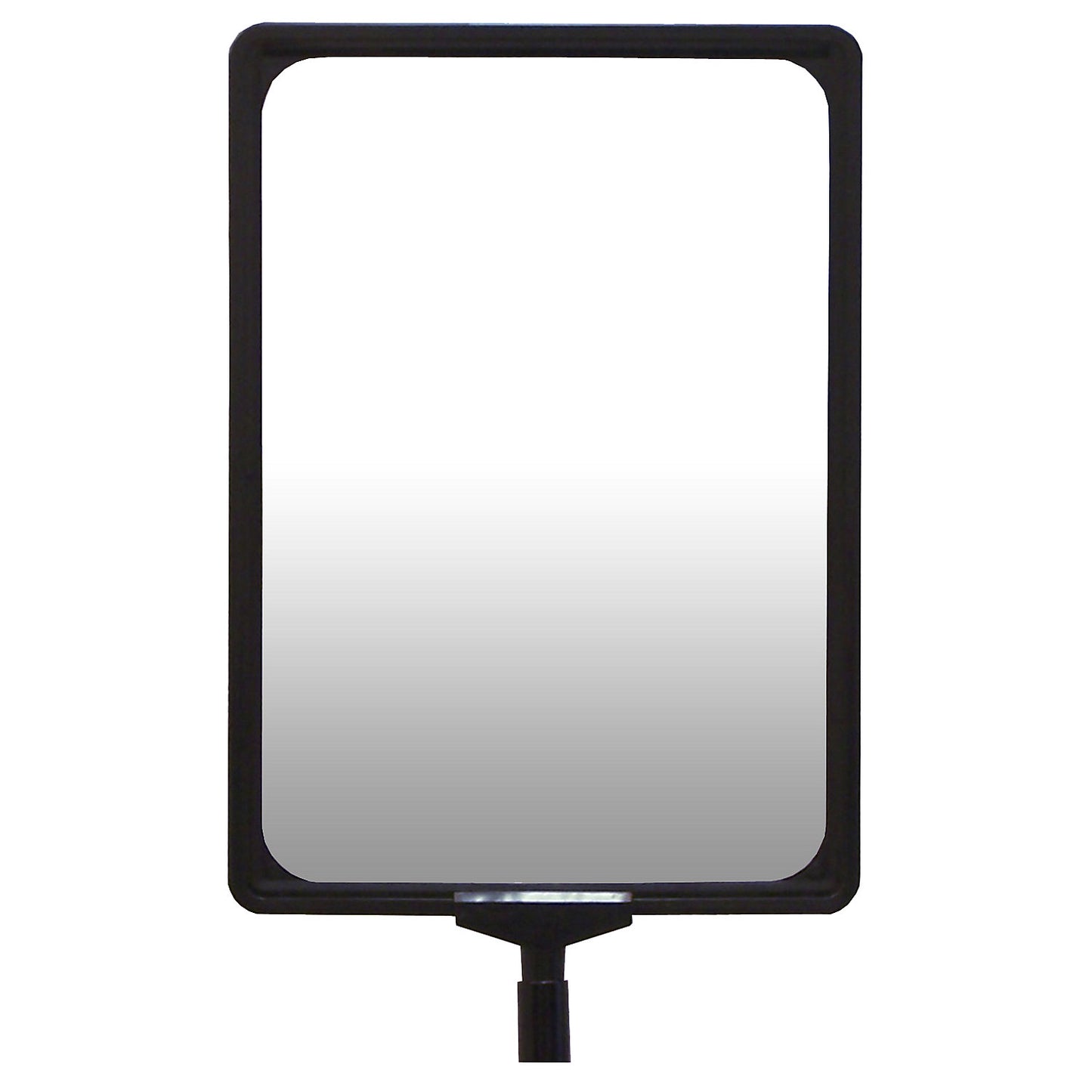 Sign holder for barrier posts, for bolting in place, A4 portrait, plastic.