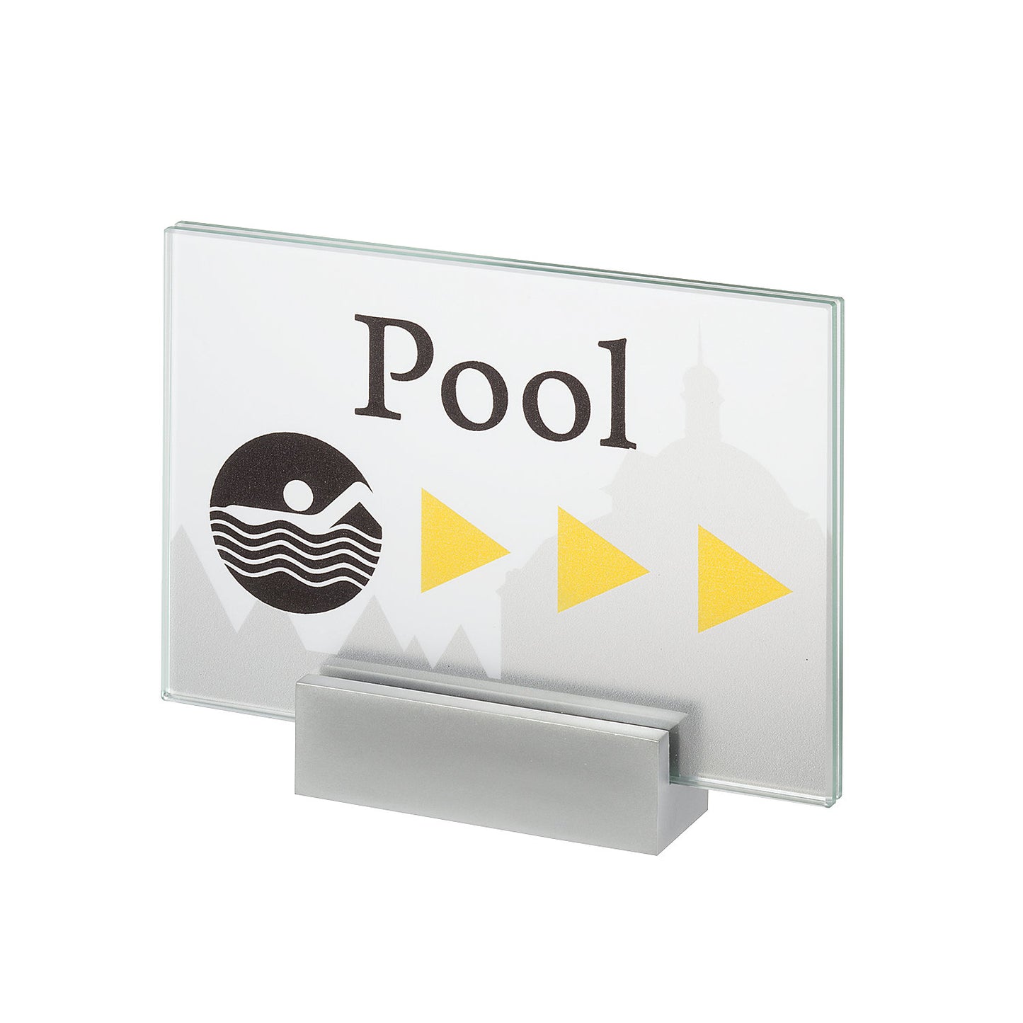 MONACO™ door sign, height 105 mm, A6, weight 0.54 kg.