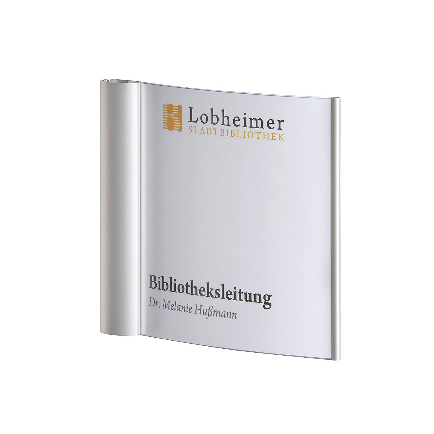 SYDNEY™ door sign, HxW 148 x 167 mm, labelling space HxW 148 x 134 mm.
