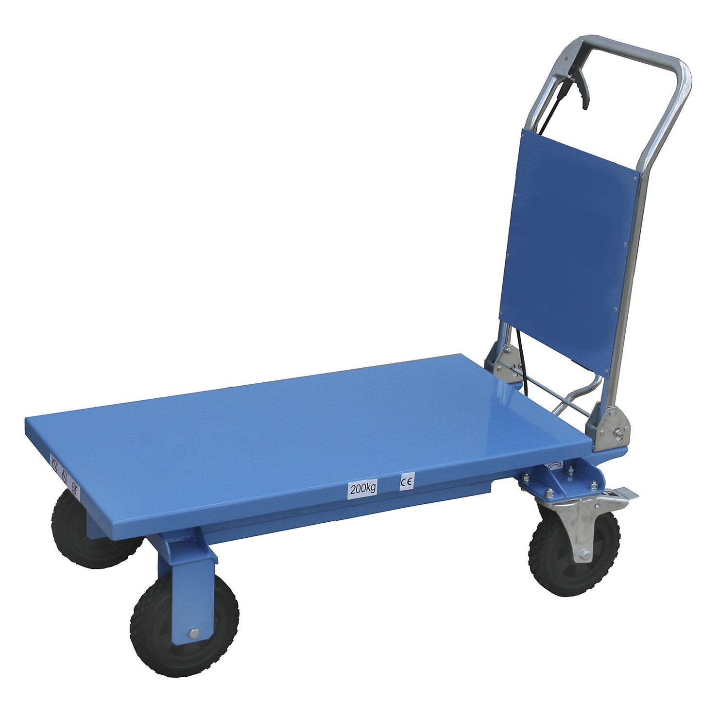 Lifting platform truck, lifting range 330 - 1010 mm, max. load 200 kg.