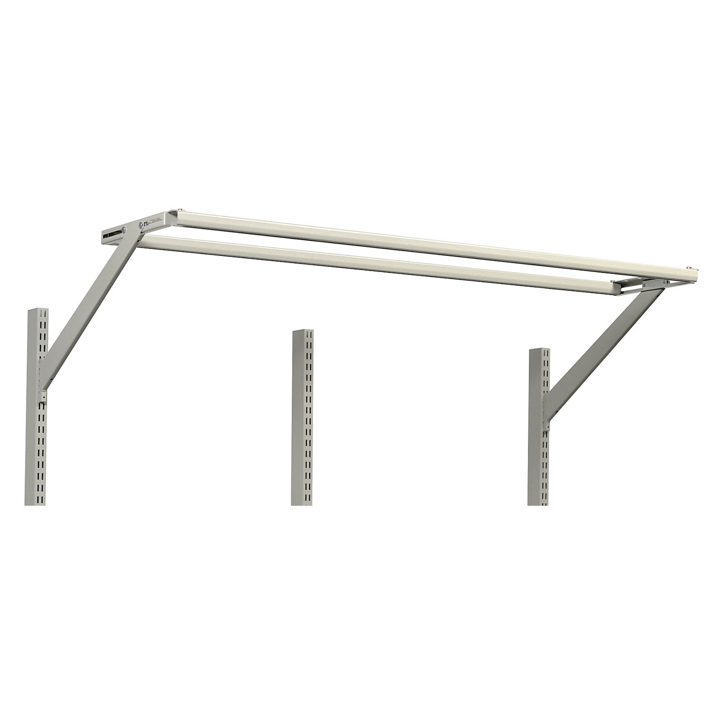 Frame for light/balancer, light grey, for bench width 1200 mm.