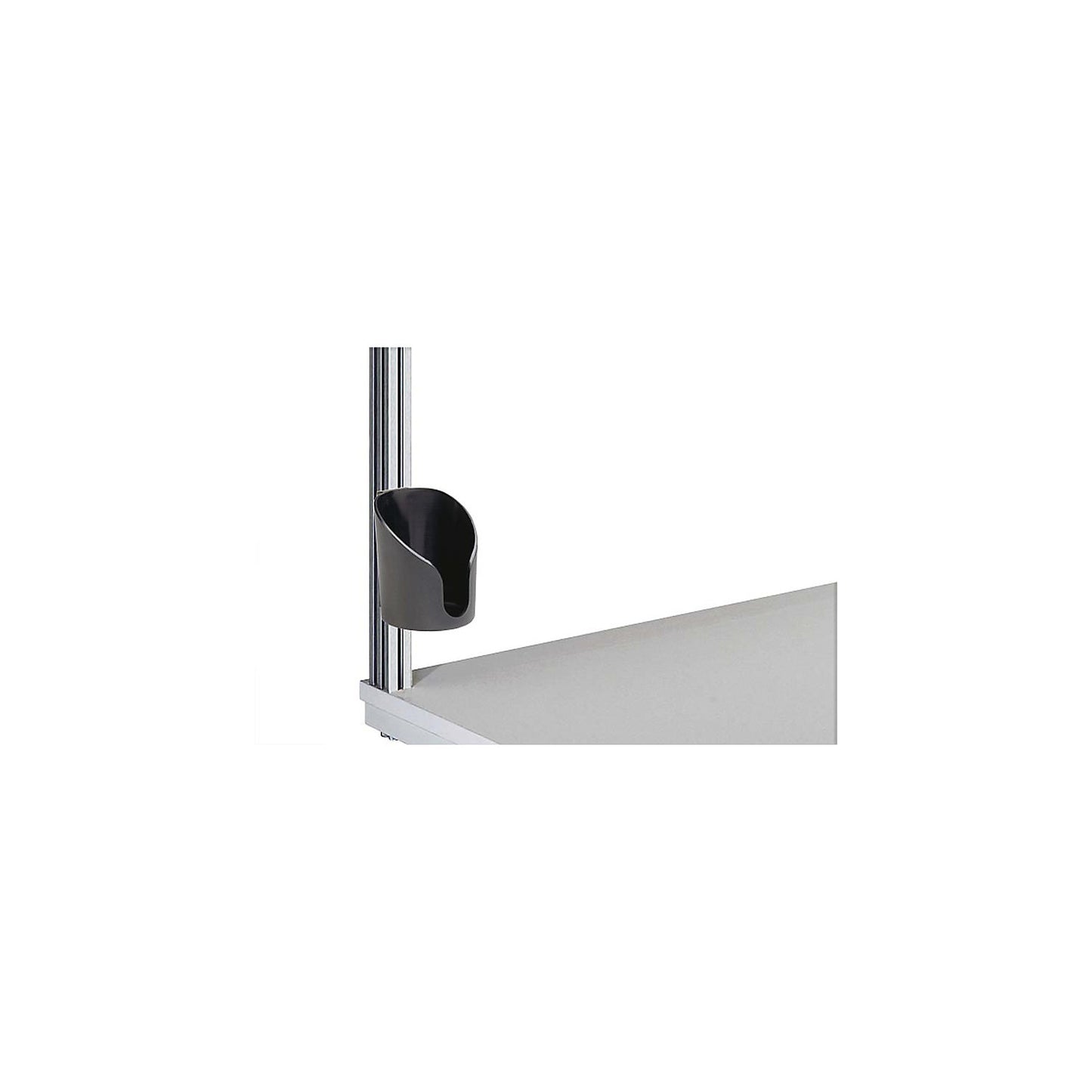 Bottle holder, WxDxH 110 x 105 x 120 mm, black, Ø 80 mm.