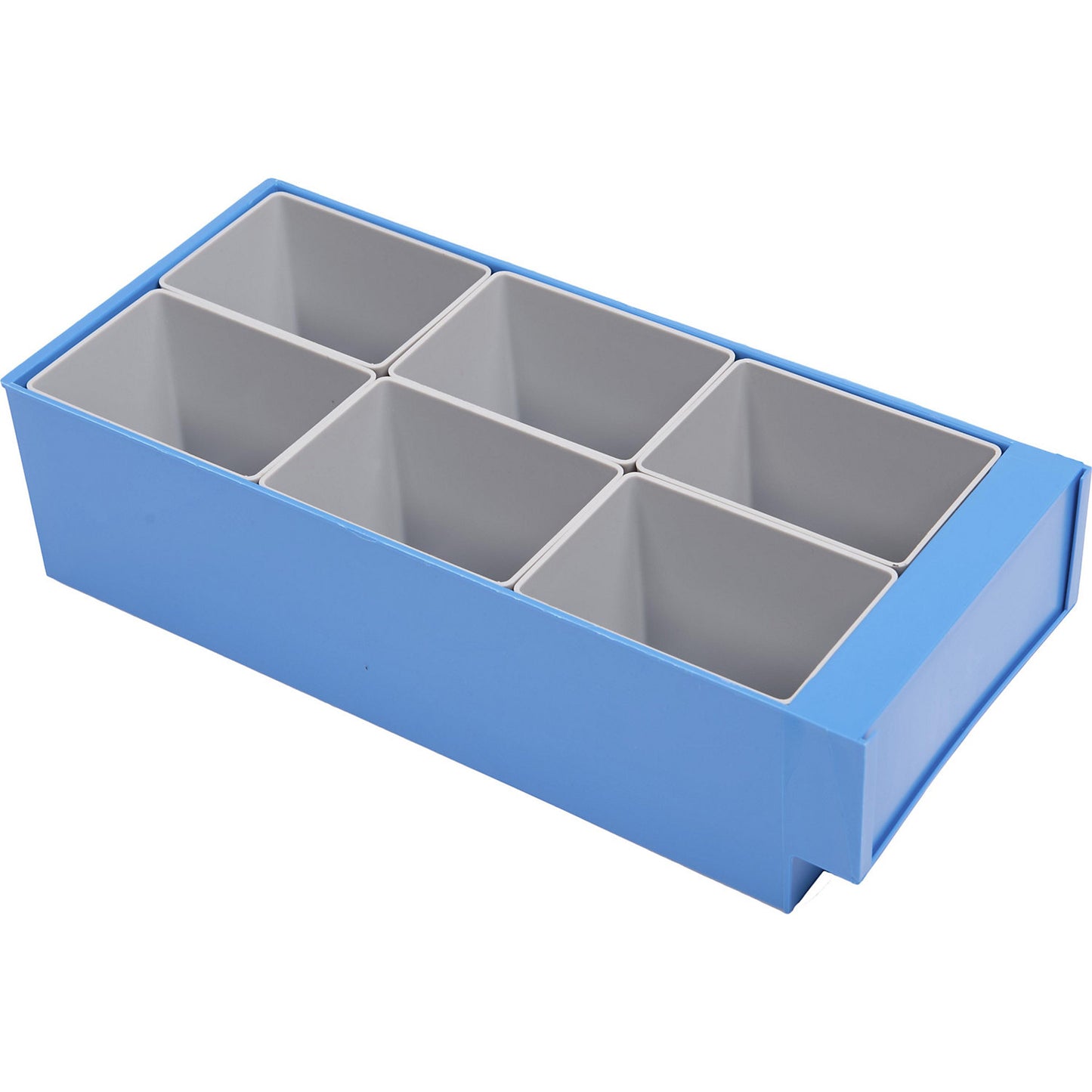 Insert box for combination drawer system, for drawer HxWxD 88 x 145 x 309 mm, max. 6 bins per drawer.