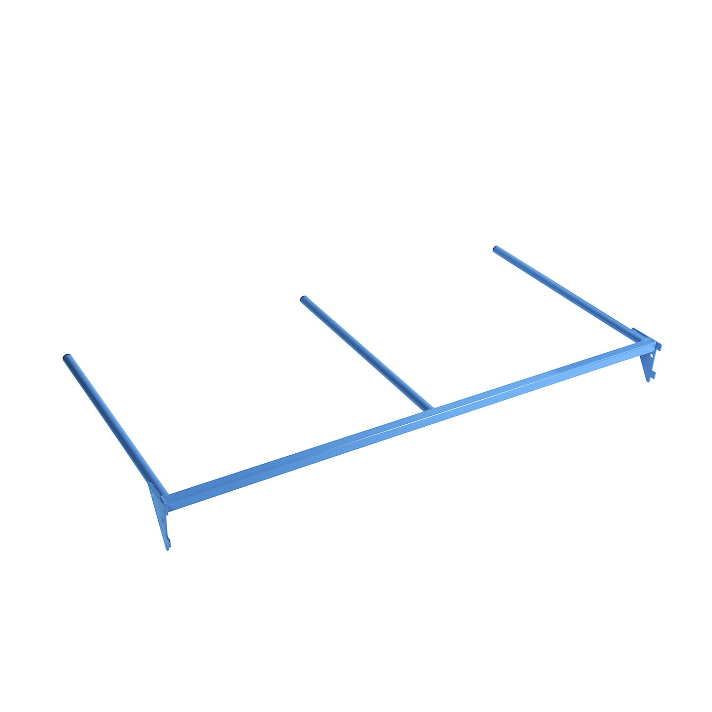 Shelves with 3 cantilever arms, without rubber covering, max. load 50 kg.