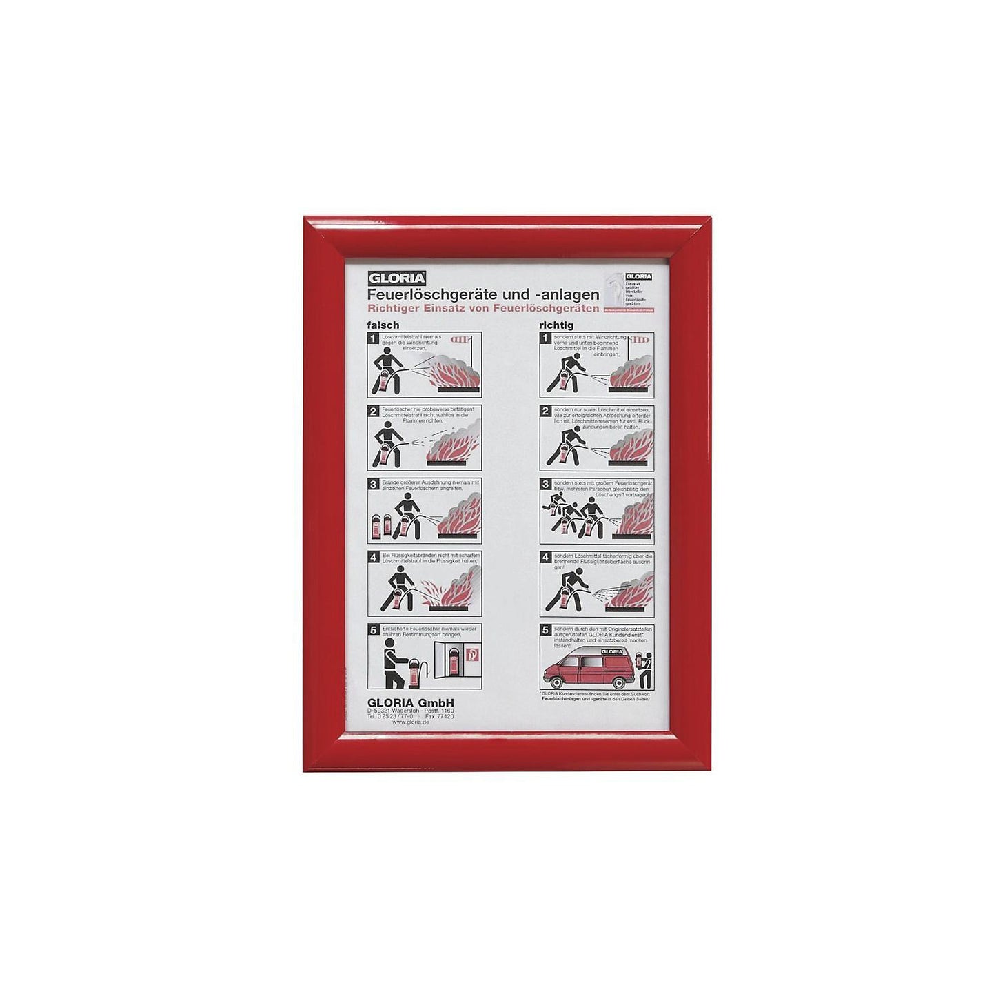 Folding frame, A4, pack of 2, red.