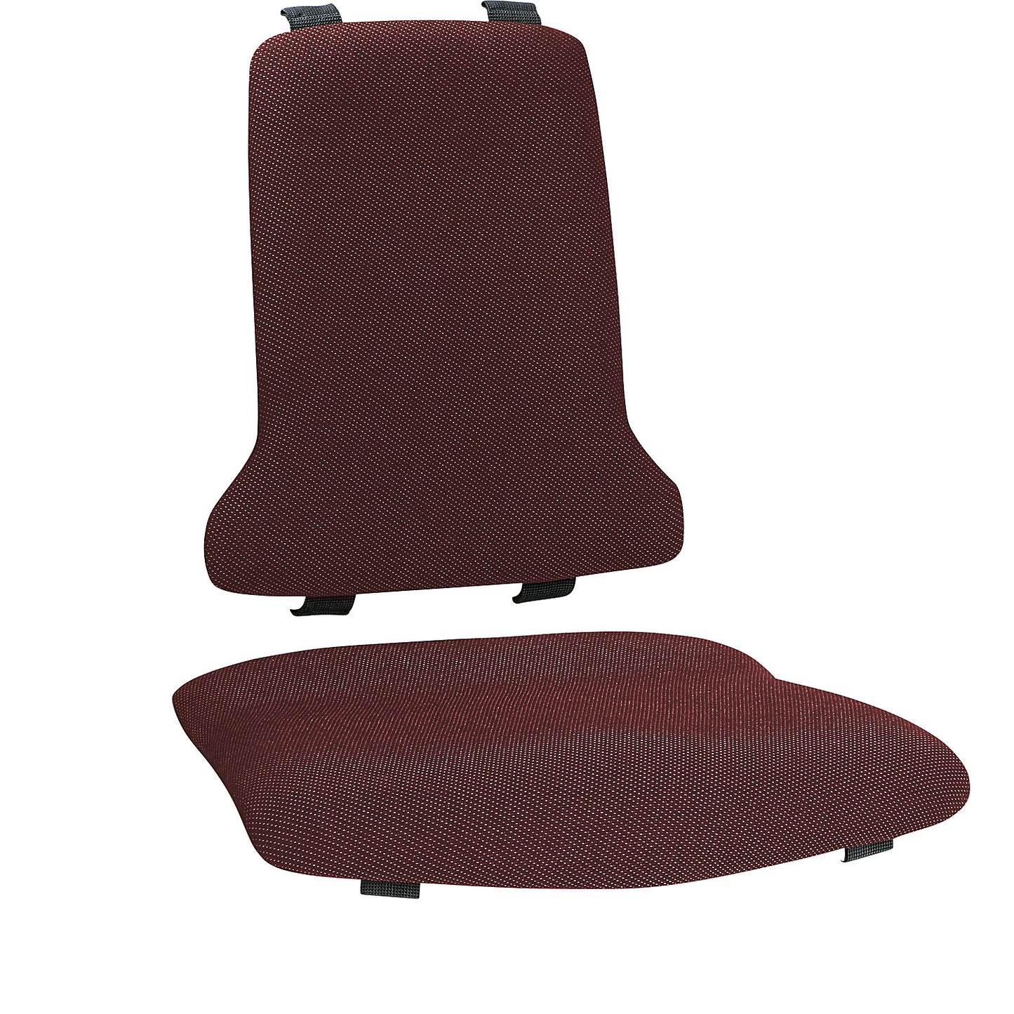 Upholstery for industrial chair, ESD model, red.