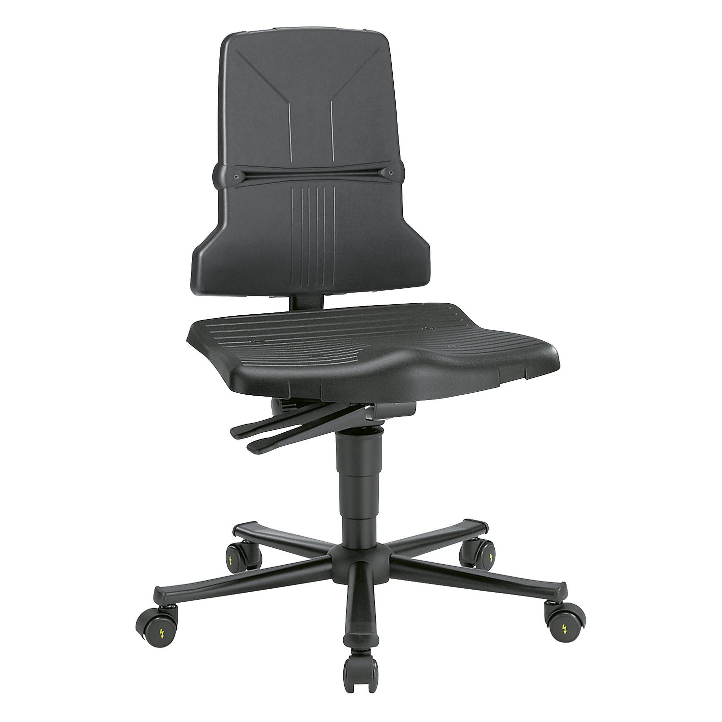 ESD SINTEC industrial swivel chair, with synchronous technology, with castors.
