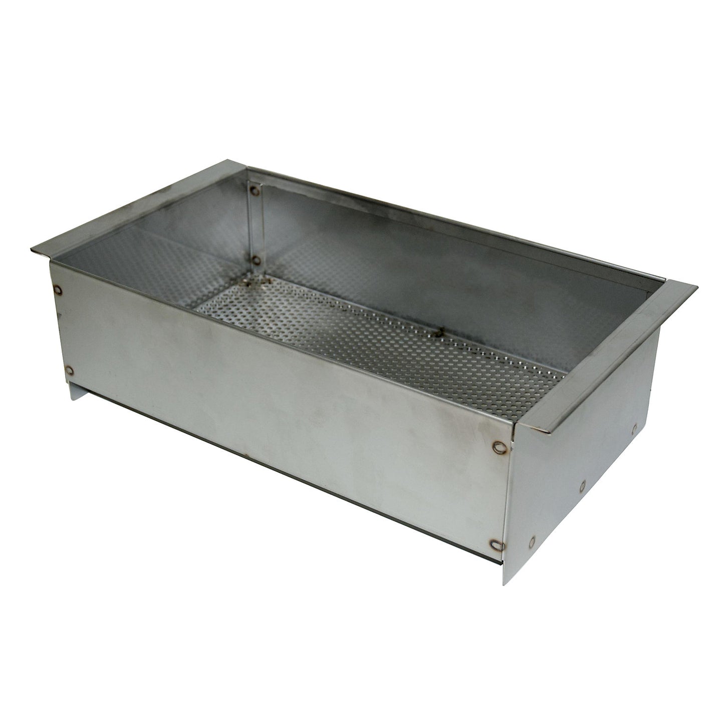 Parts basket, for immersion cleaning tank, to immerse smaller containers.