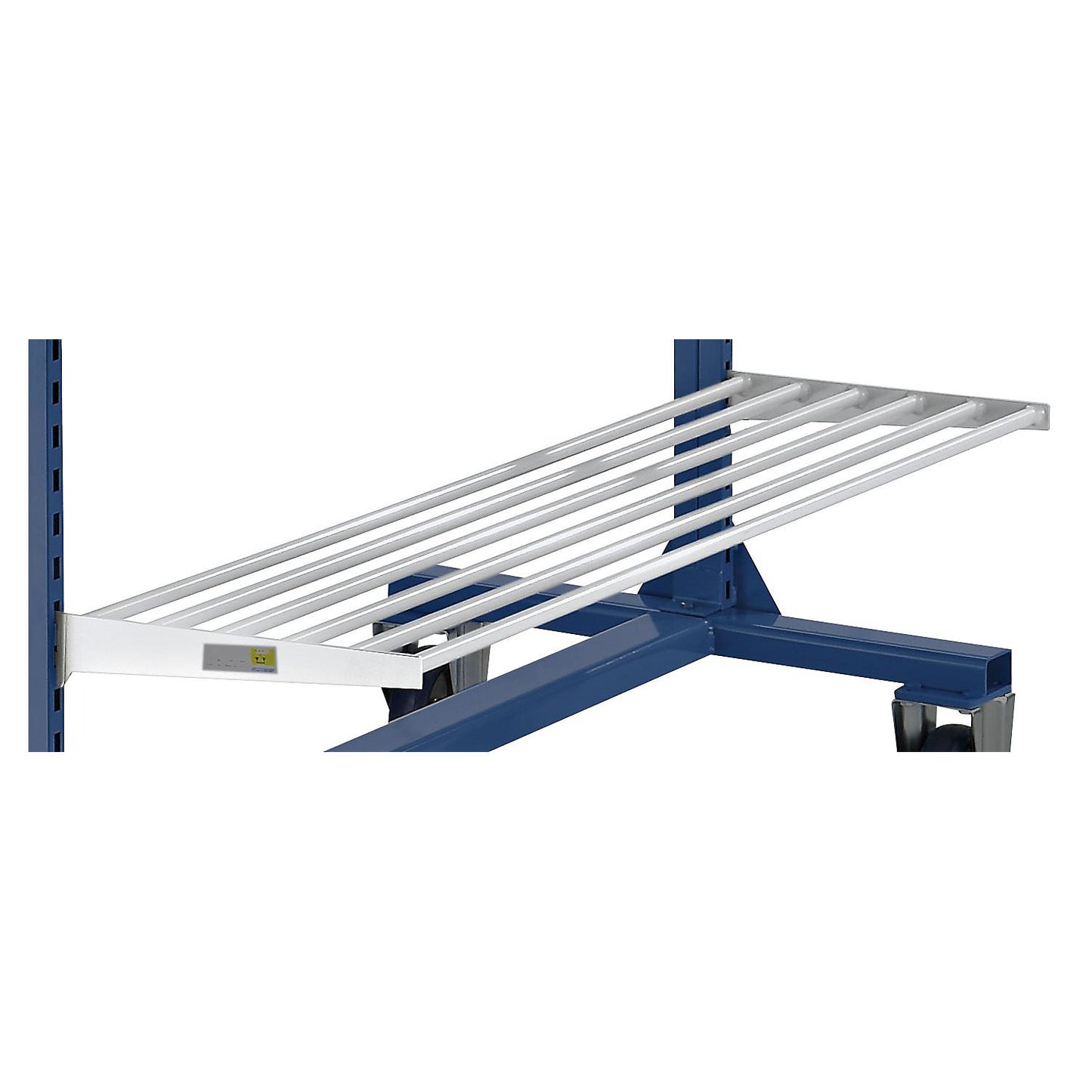 Tubular steel cantilever shelf for cantilever shelf trolley, with 6 steel tubes, permanently welded, pack of 4.