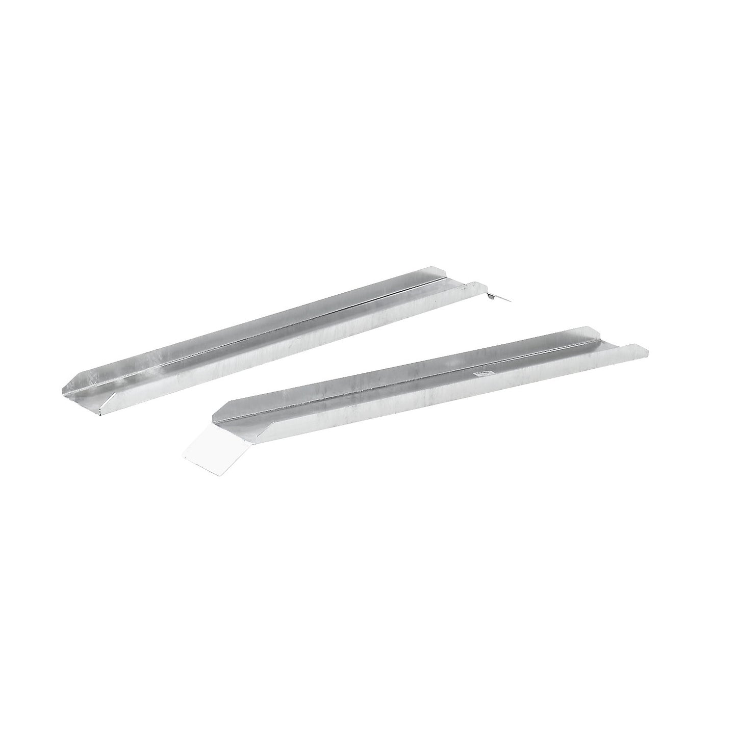 Loading rail, zinc plated, pack of 2.