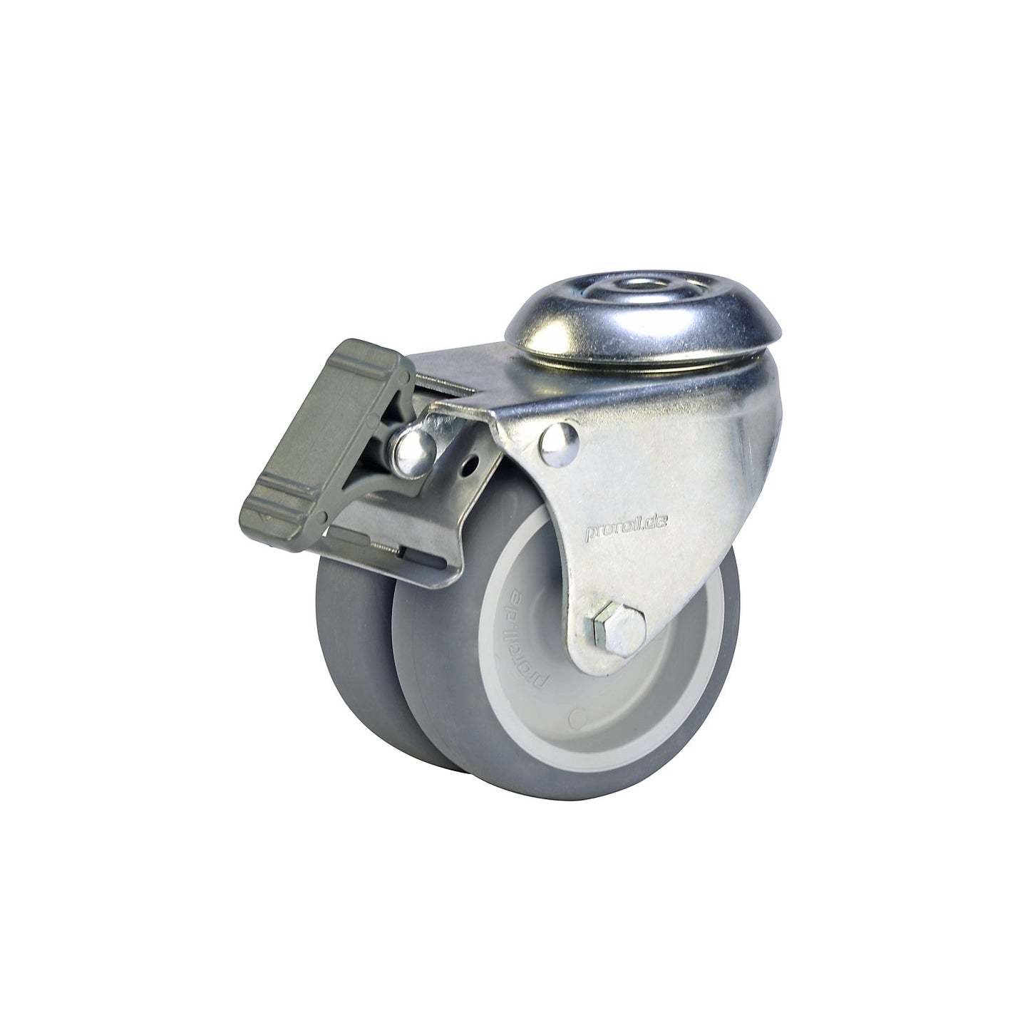 Castor, pack of 4, for rotary filing system.