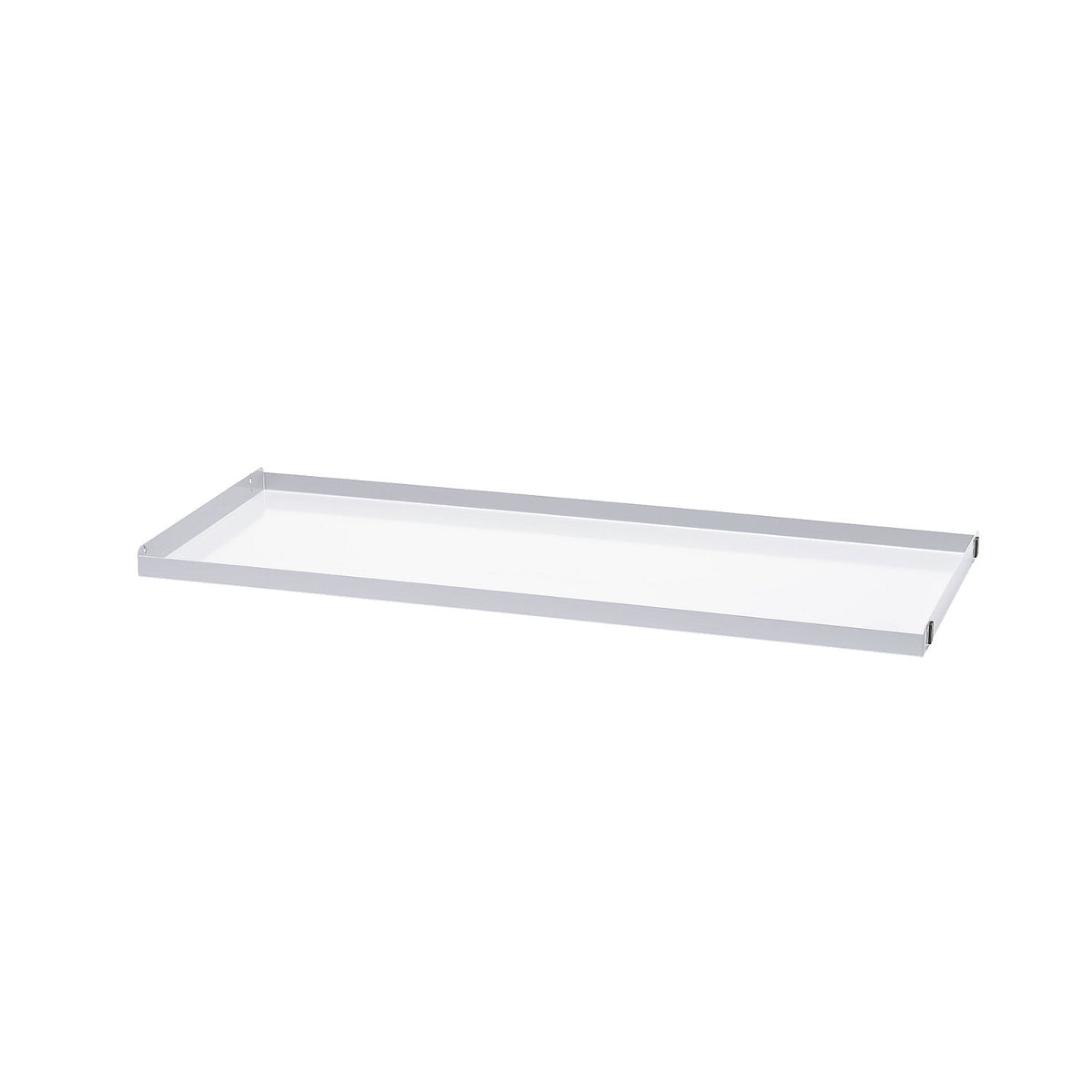 Additional shelf, powder coated, WxD 1050 x 519 mm.
