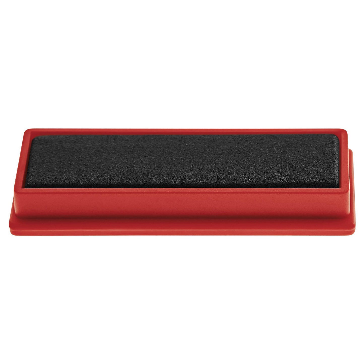 Rectangular magnet, WxLxH 22 x 55 x 8 mm, pack of 60, red.