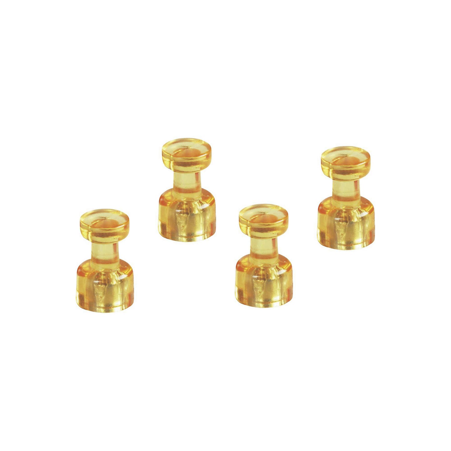 Cone magnet, Ø 18 mm, pack of 48, yellow.