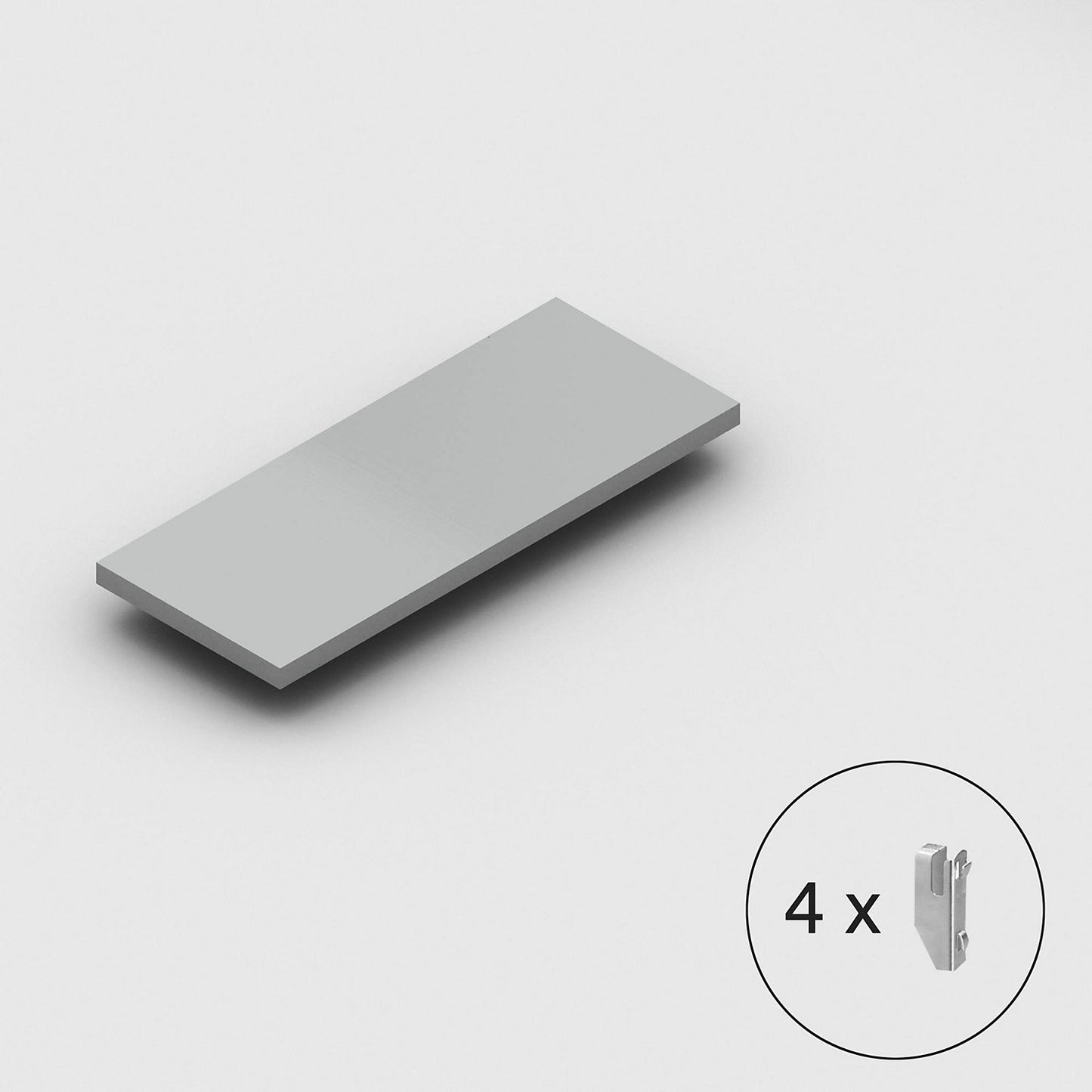 Shelf for boltless shelving unit, light duty, WxD 1000 x 400 mm.