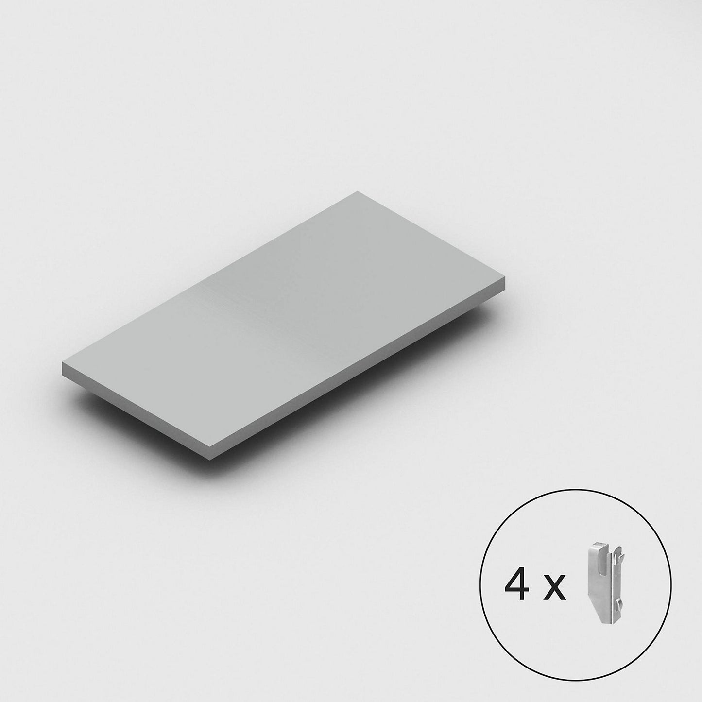 Shelf for boltless shelving unit, light duty, WxD 1000 x 500 mm.