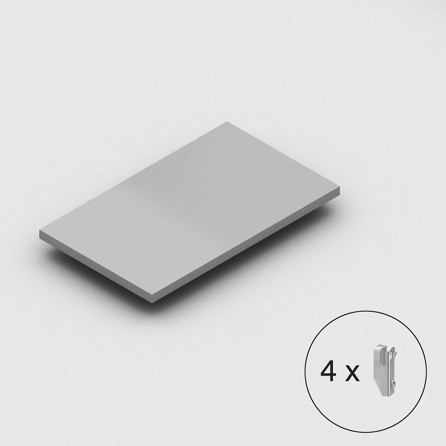 Shelf for boltless shelving unit, light duty, WxD 1000 x 600 mm.