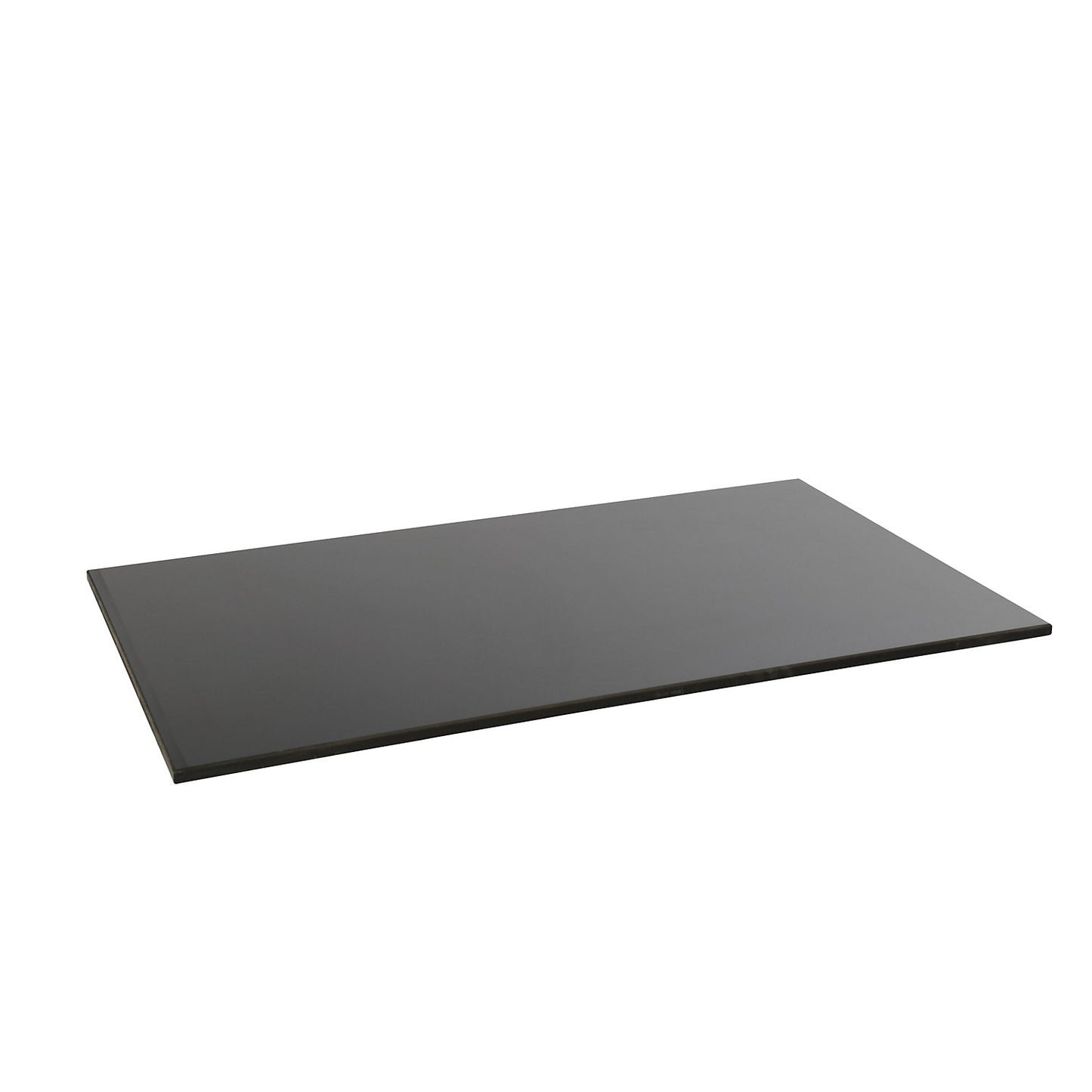Shelf for mesh panel models, smooth, LxW 1160 x 750 mm, incl. support hooks.