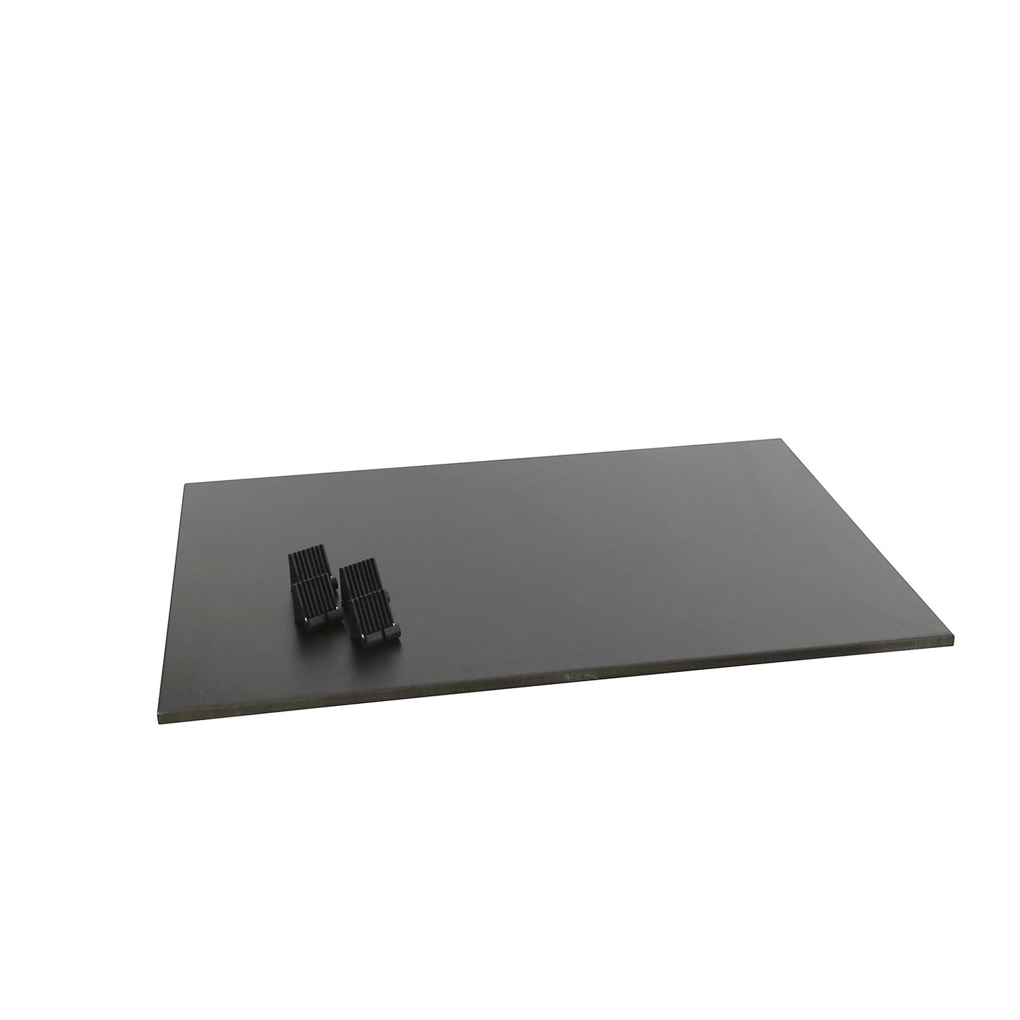 Shelf made of MDF, décor finish, with 4 support hooks, LxWxH 1015 x 678 x 19 mm.