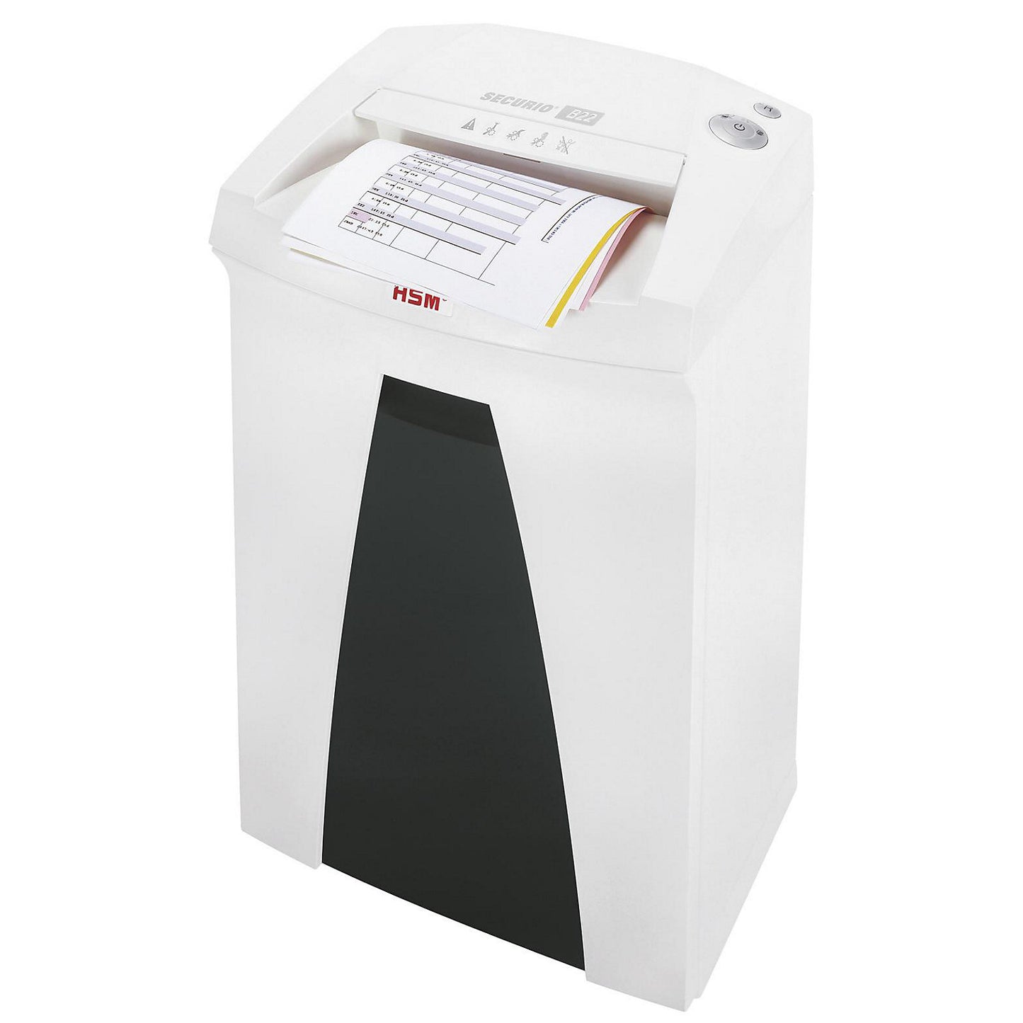 SECURIO document shredder B22, collection capacity 33 l, strips, 13 - 15 sheets.