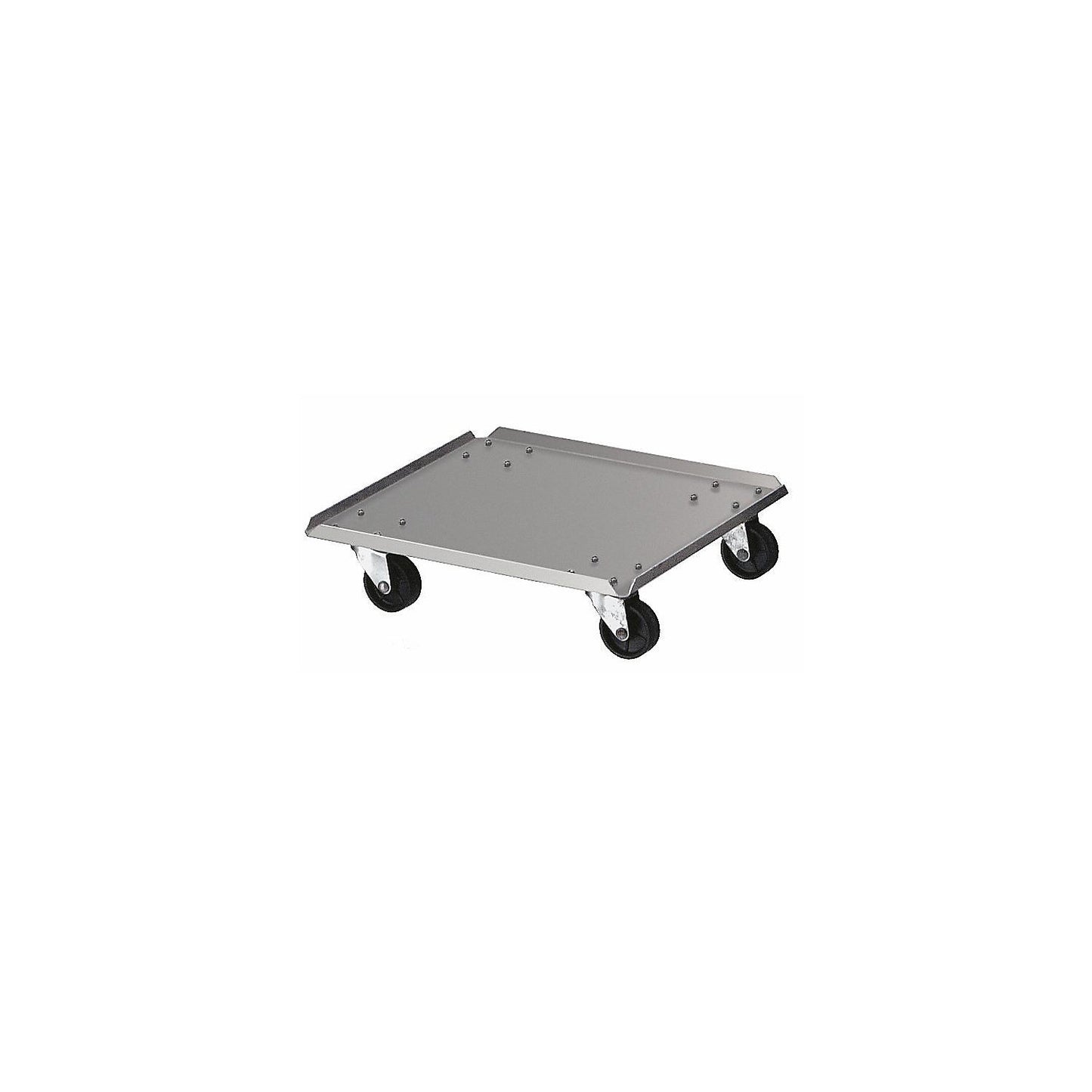 Dolly for waste container, aluminium, LxW 310 x 310 mm.