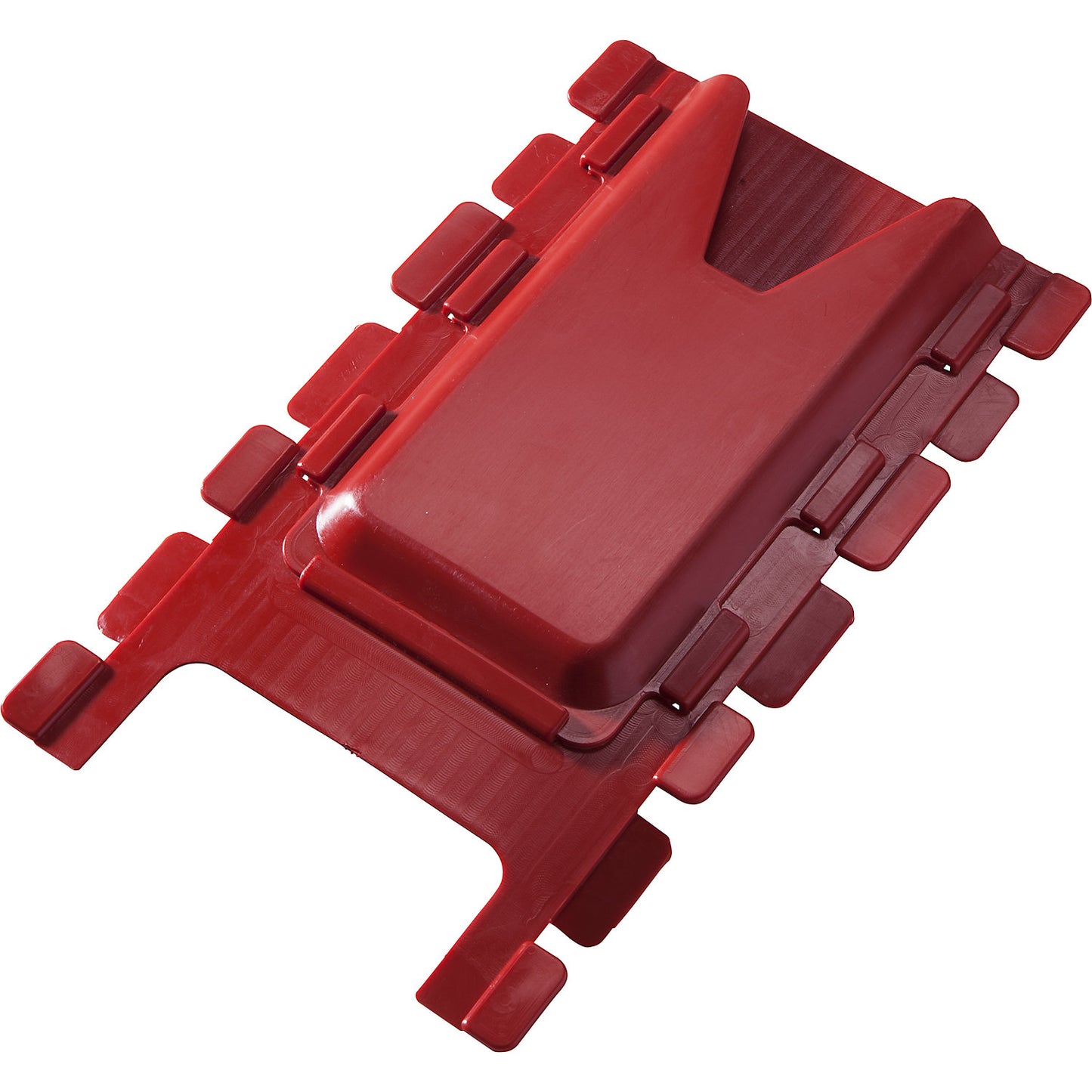 Card pouch, made of polypropylene, red.