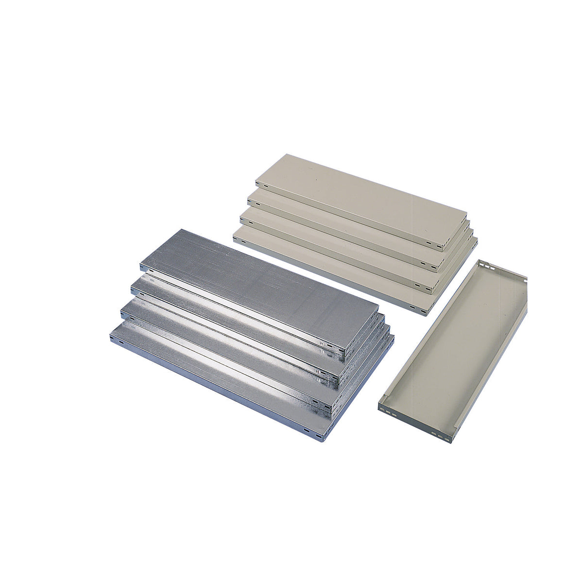 Angled steel profile for modular system, 38 x 38 x 1.7 mm, length 3 m, light grey, pack of 10.