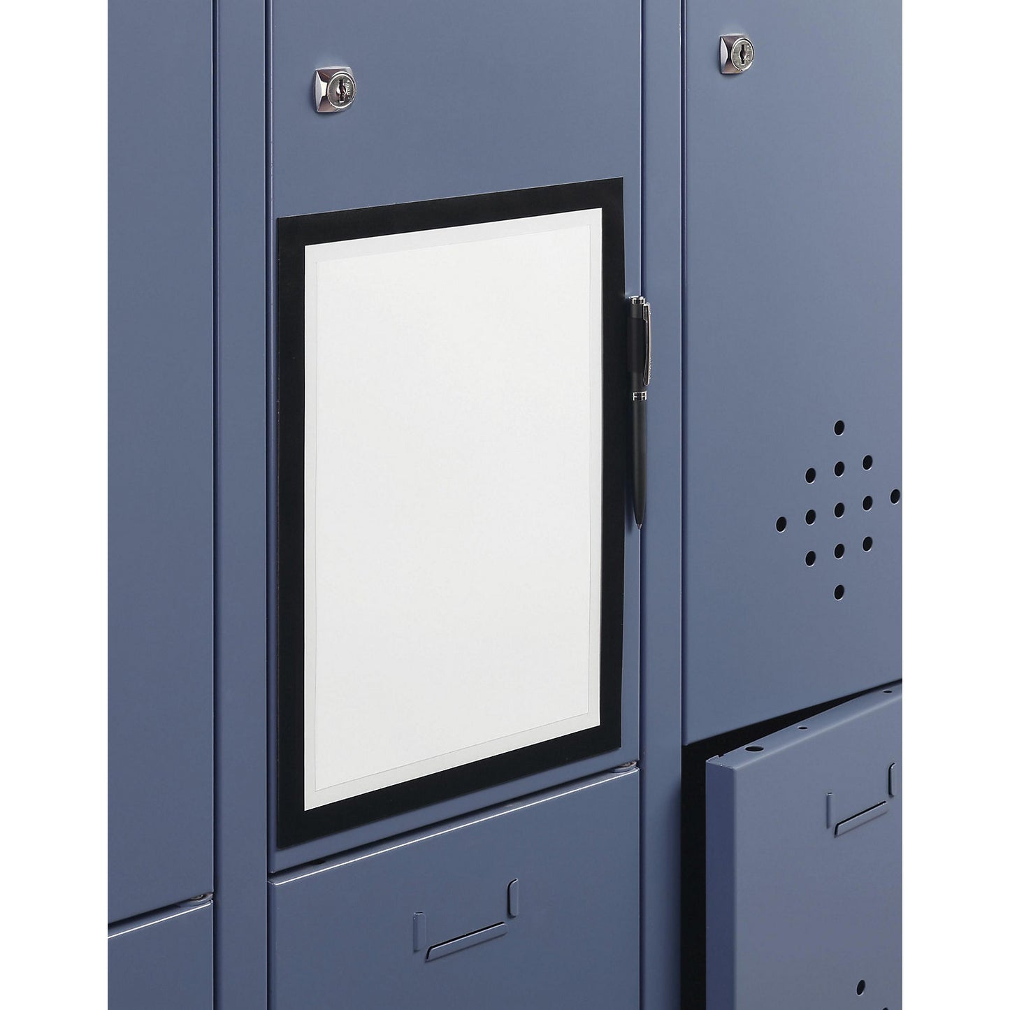 DURAFRAME® NOTE A4 information frame, for labelling directly, self adhesive, pack of 5, black.