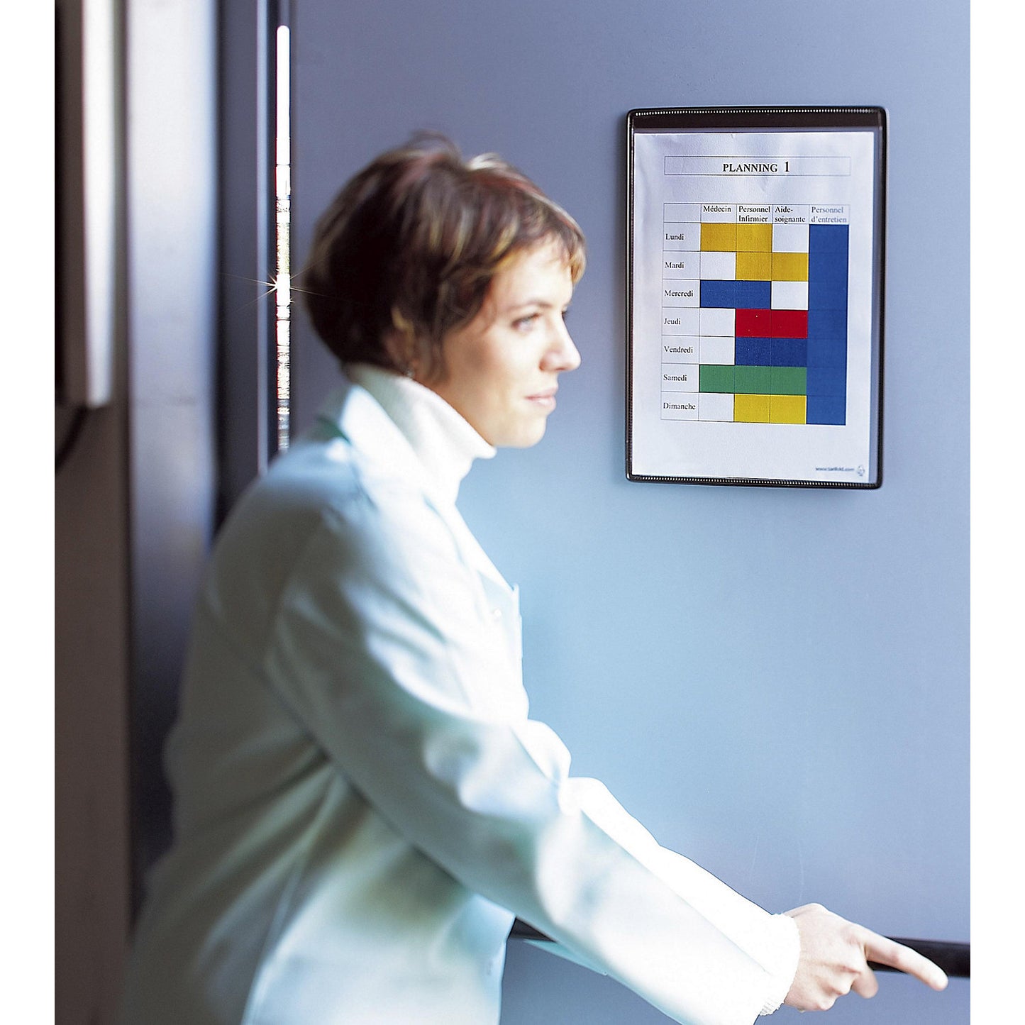 Clear view panel, A4, for metal surfaces, pack of 5.