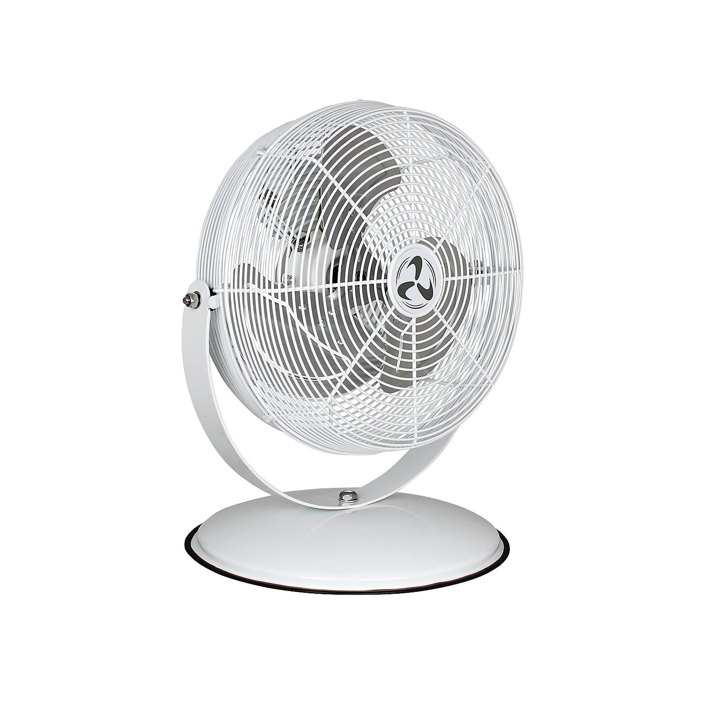 Desk fan IP44, HxWxD 495 x 485 x 485 mm, white.