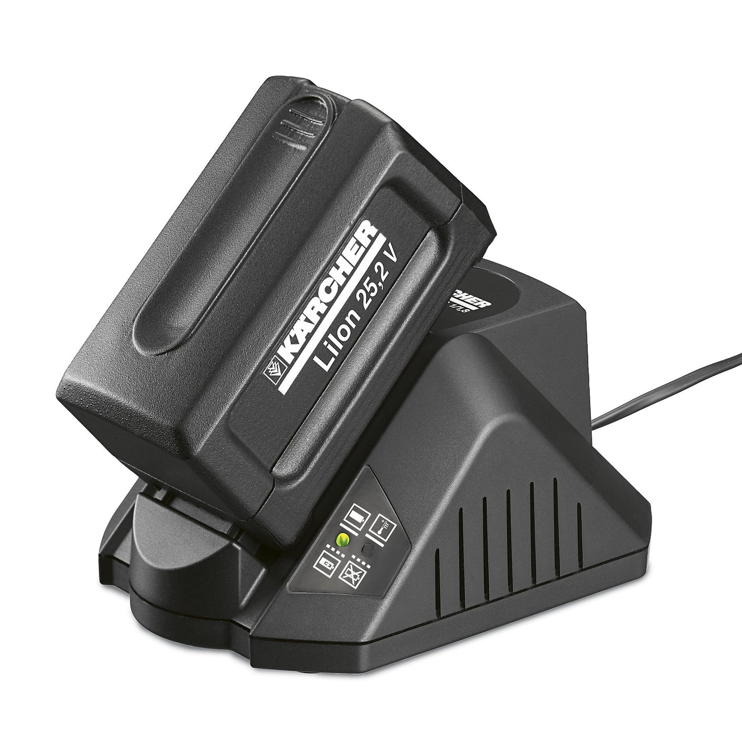 Universal rapid charger, with 1 slot panel, charging time 1 h.