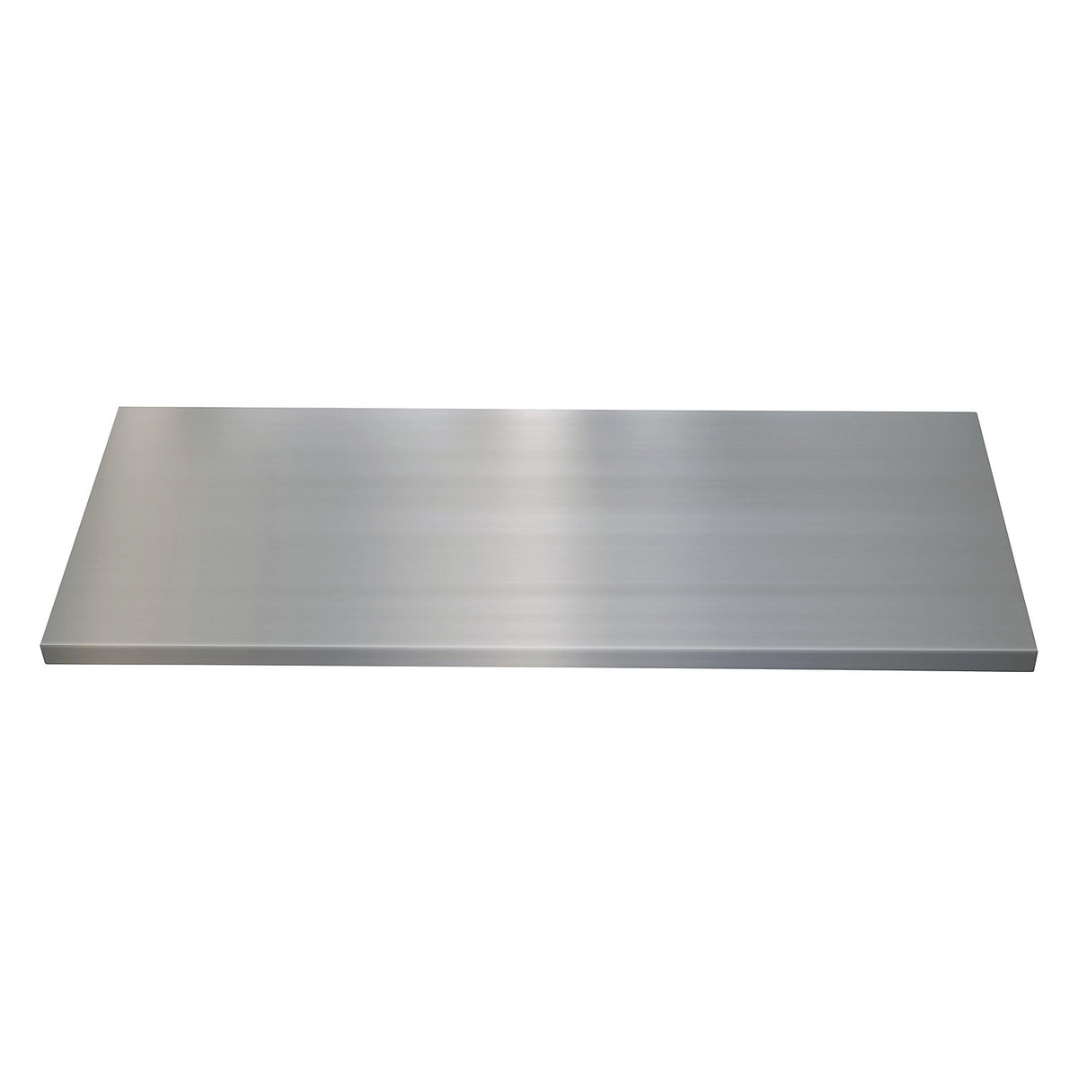 Shelf with lateral suspension device, for WxD 914 x 400 mm, galvanised.