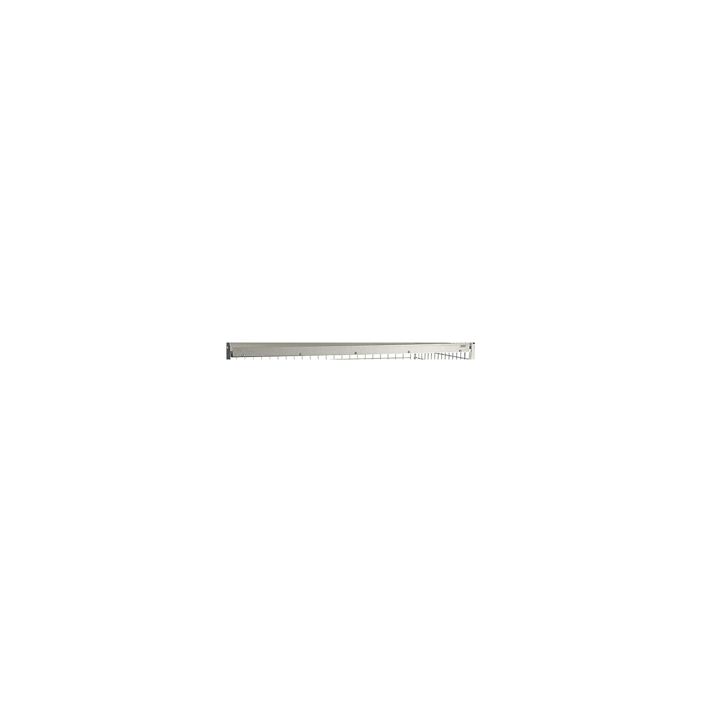 Raised edge for shelf, width 1220 mm, for shelf.