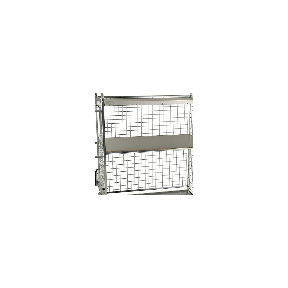 Rear mesh panel for modular trolley, KM300-RS, length 900 mm, height 1710 mm, 3 parts.