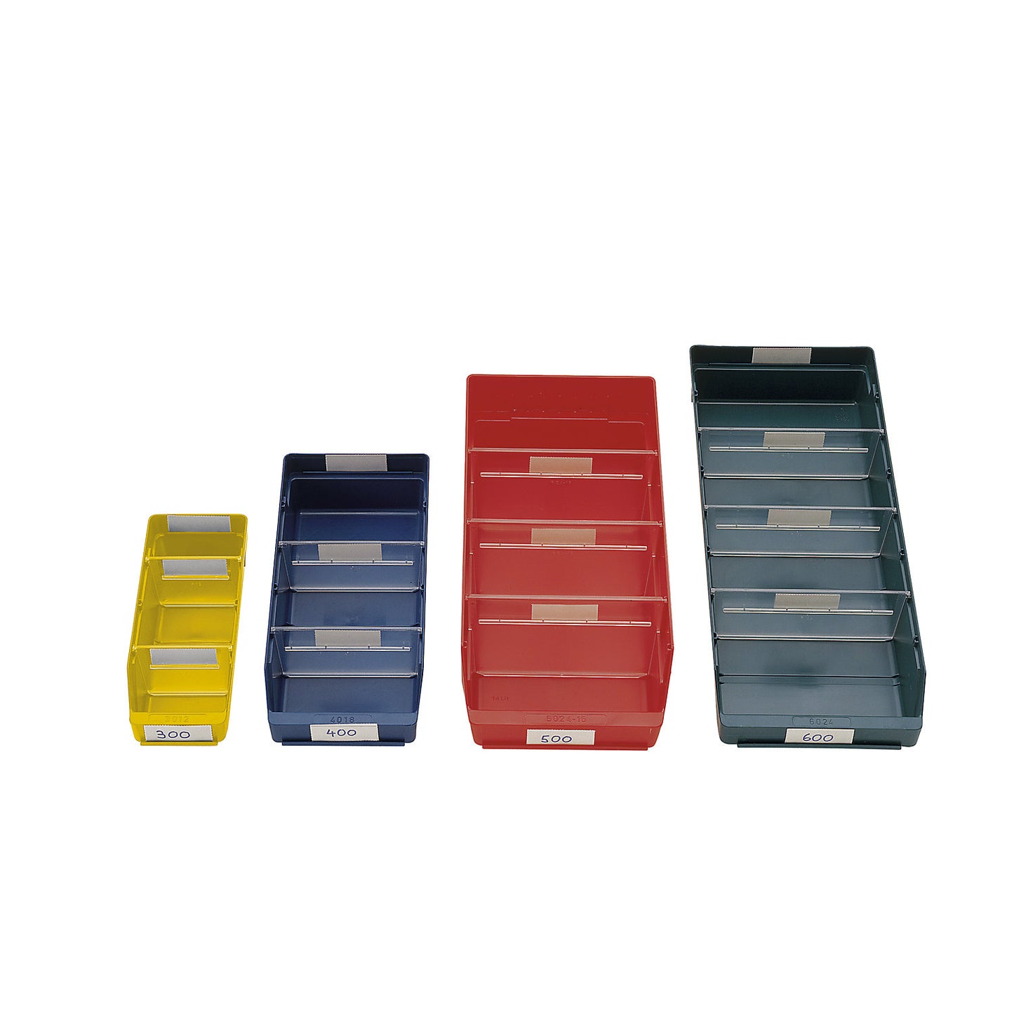 Cross divider for shelf bin, transparent, for WxH 180x95 mm, pack of 25.