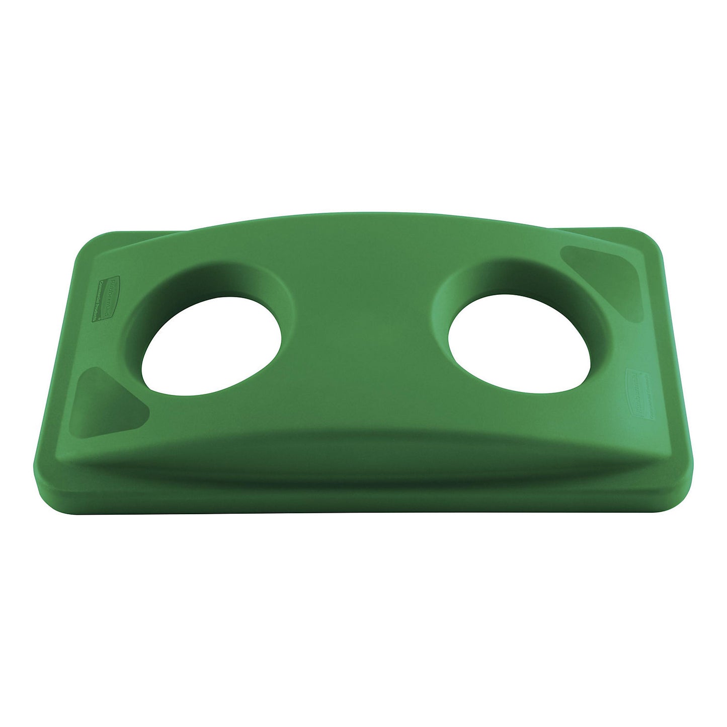 SLIM JIM® lid for 60 and 87 l containers, with deposit openings for bottles, green.