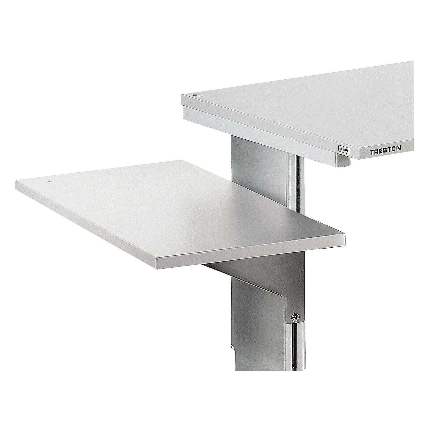 Side panel, light grey, WxD 400 x 800 mm.