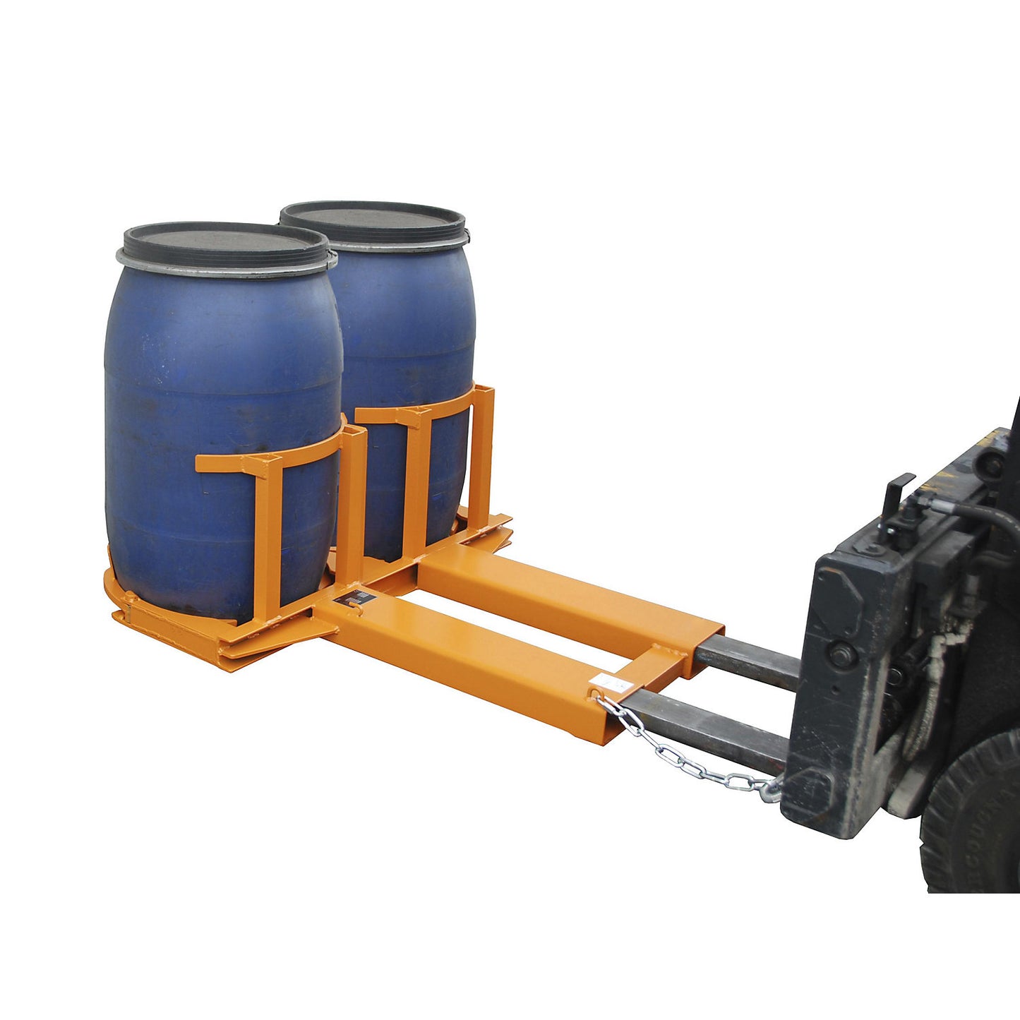 Drum grip, for 2 x 220 litre plastic drums, orange.