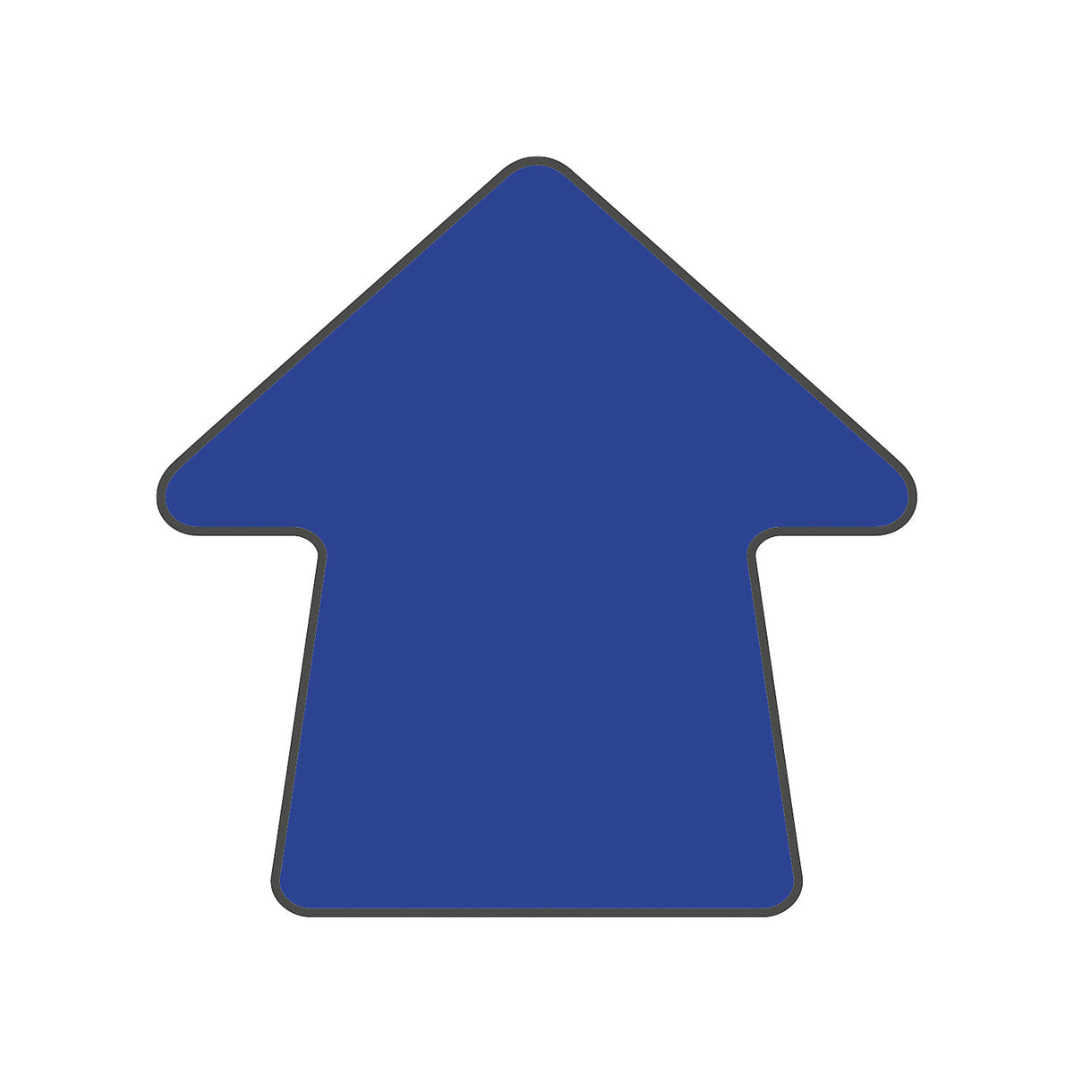 PVC floor markings, arrow shape, pack of 100, blue.