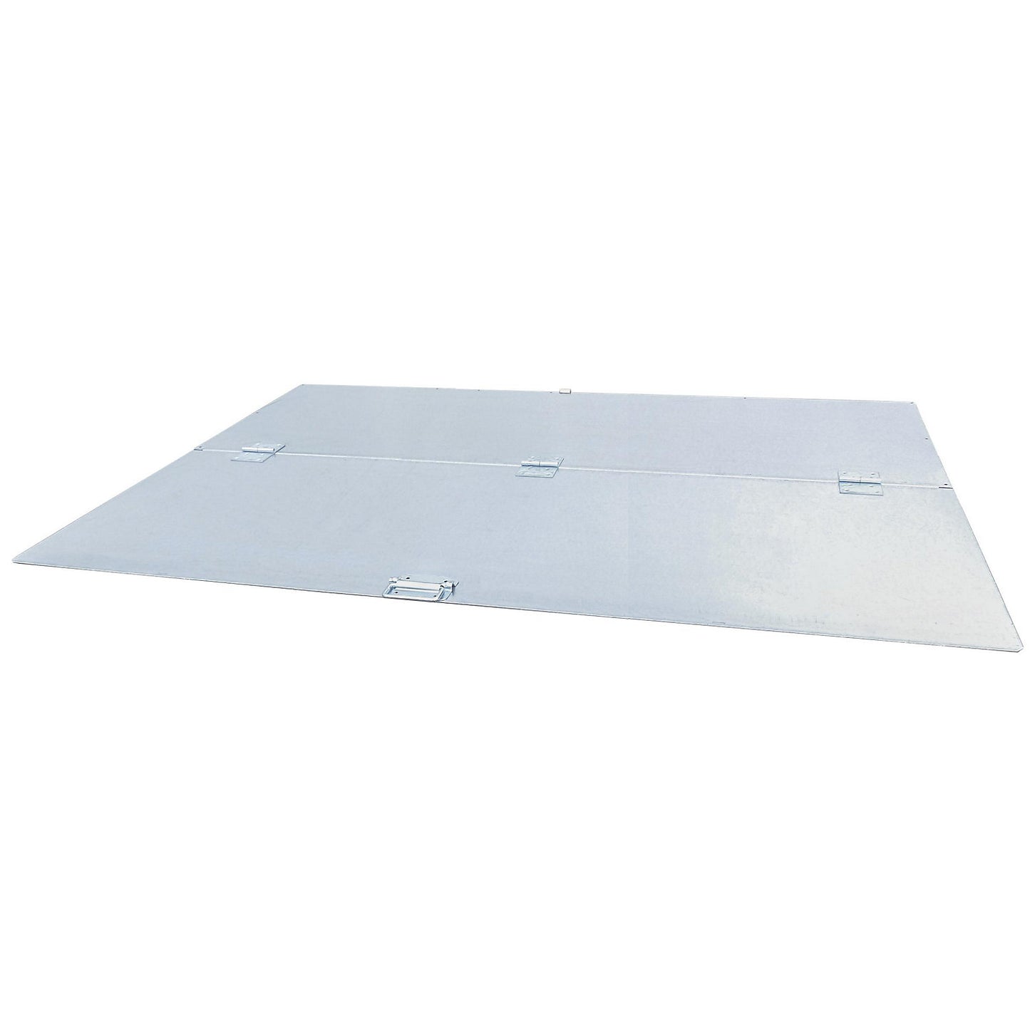 Lid, zinc plated, for 2 m³ container capacity, extra cost.