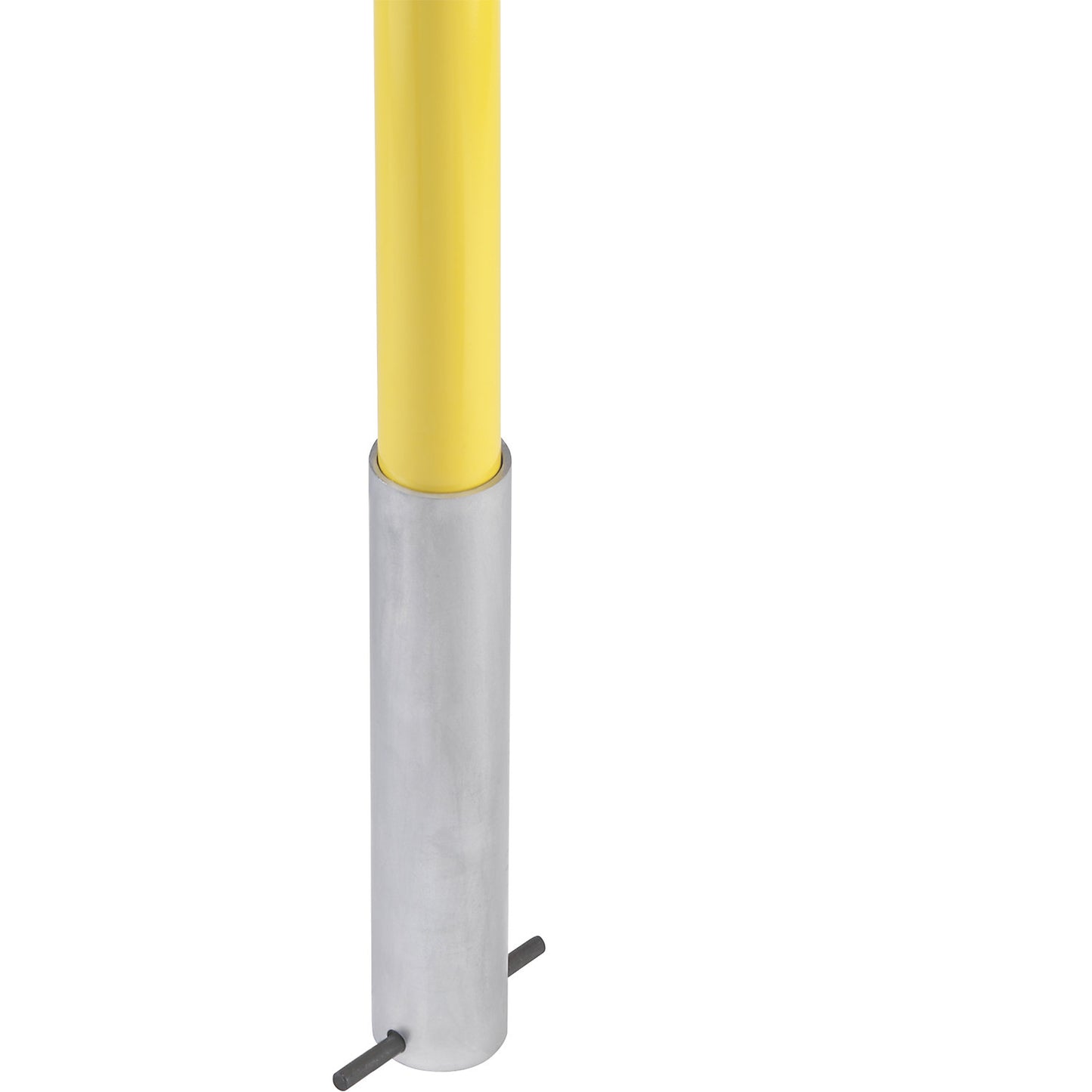 Ground sleeve for barrier post, round, Ø 60 mm, hot dip galvanised, not lockable.